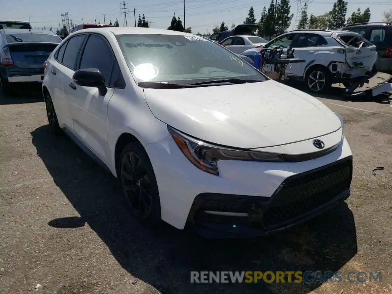 1 Photograph of a damaged car 5YFS4MCE0MP067740 TOYOTA COROLLA 2021