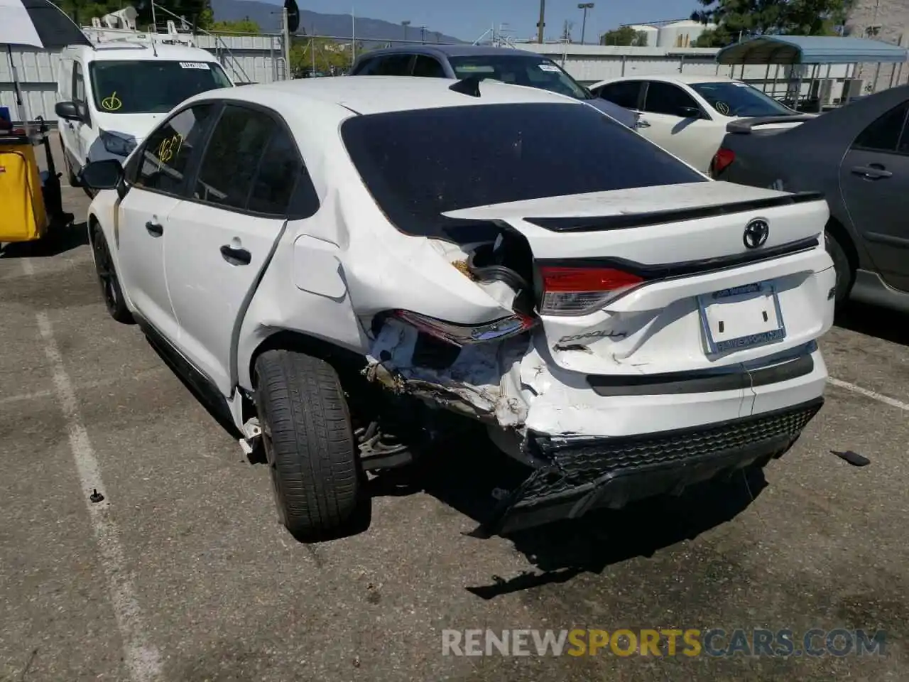 3 Photograph of a damaged car 5YFS4MCE0MP067740 TOYOTA COROLLA 2021