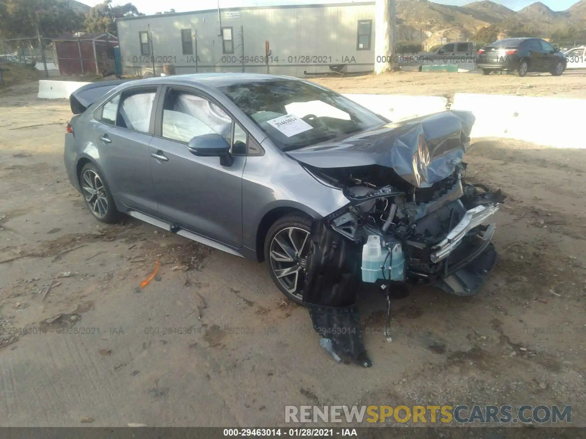 1 Photograph of a damaged car 5YFS4MCE0MP067849 TOYOTA COROLLA 2021