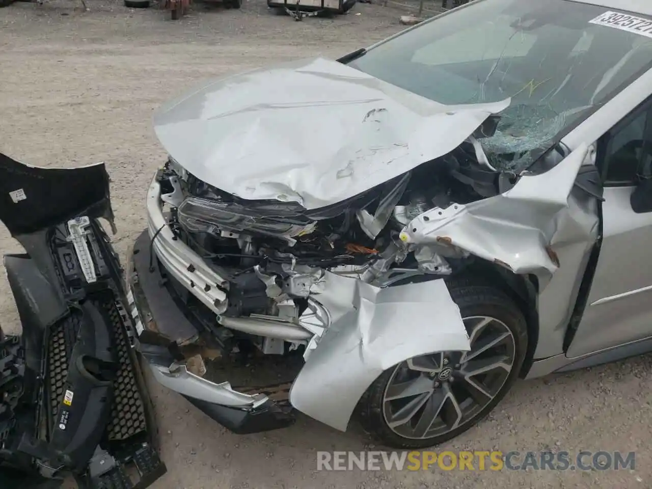 9 Photograph of a damaged car 5YFS4MCE0MP068659 TOYOTA COROLLA 2021