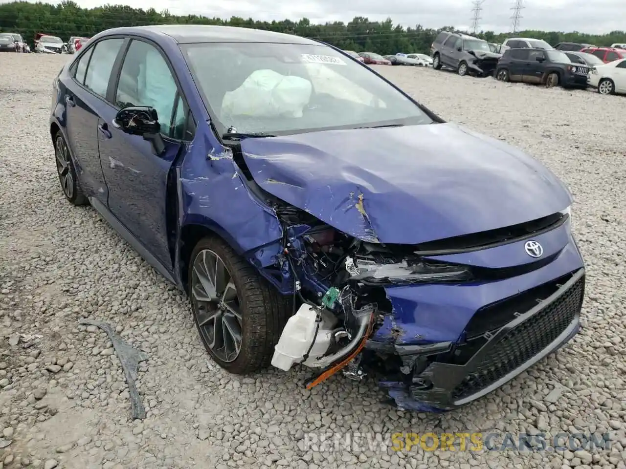 9 Photograph of a damaged car 5YFS4MCE0MP068984 TOYOTA COROLLA 2021