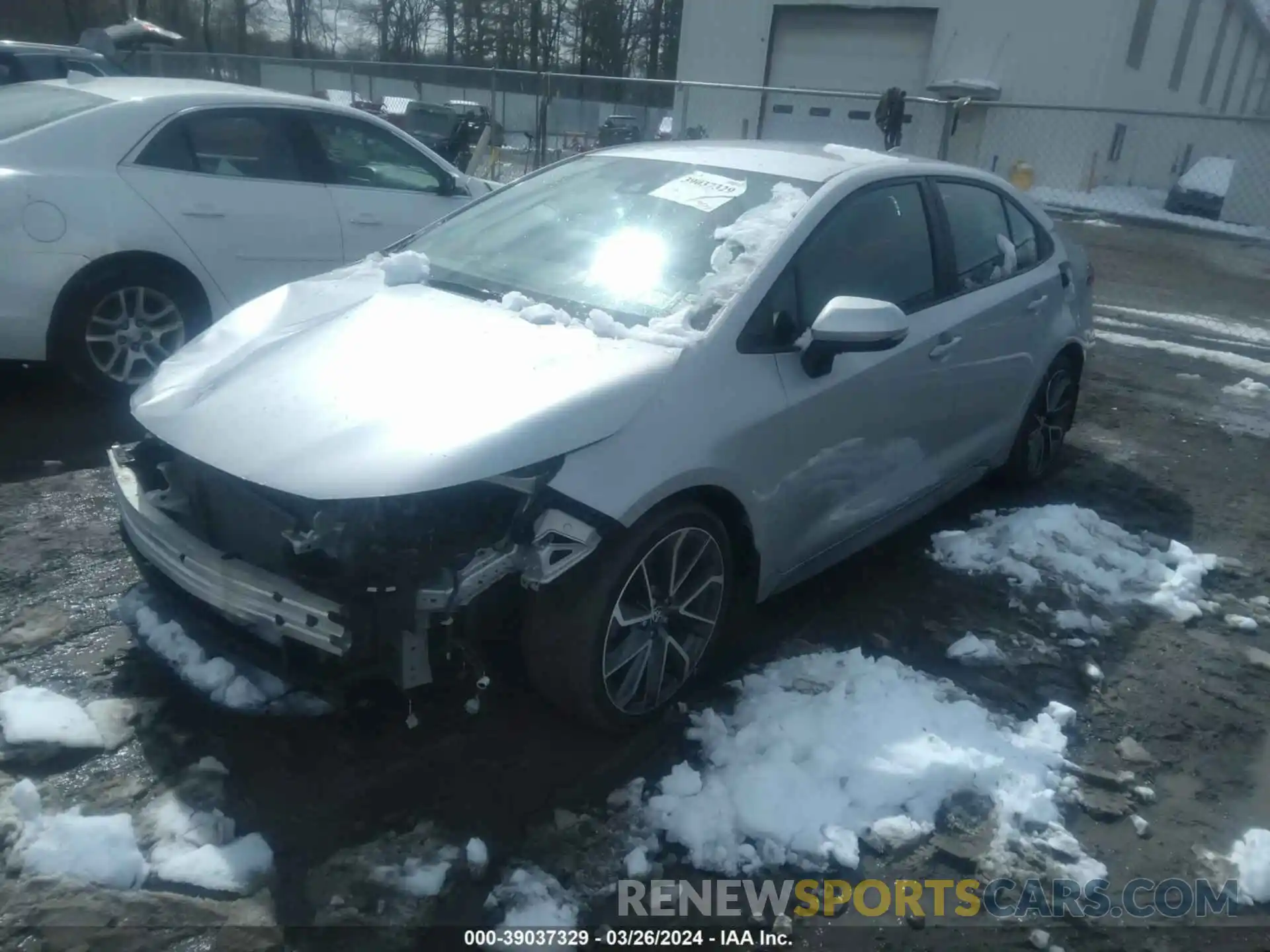 2 Photograph of a damaged car 5YFS4MCE0MP070301 TOYOTA COROLLA 2021