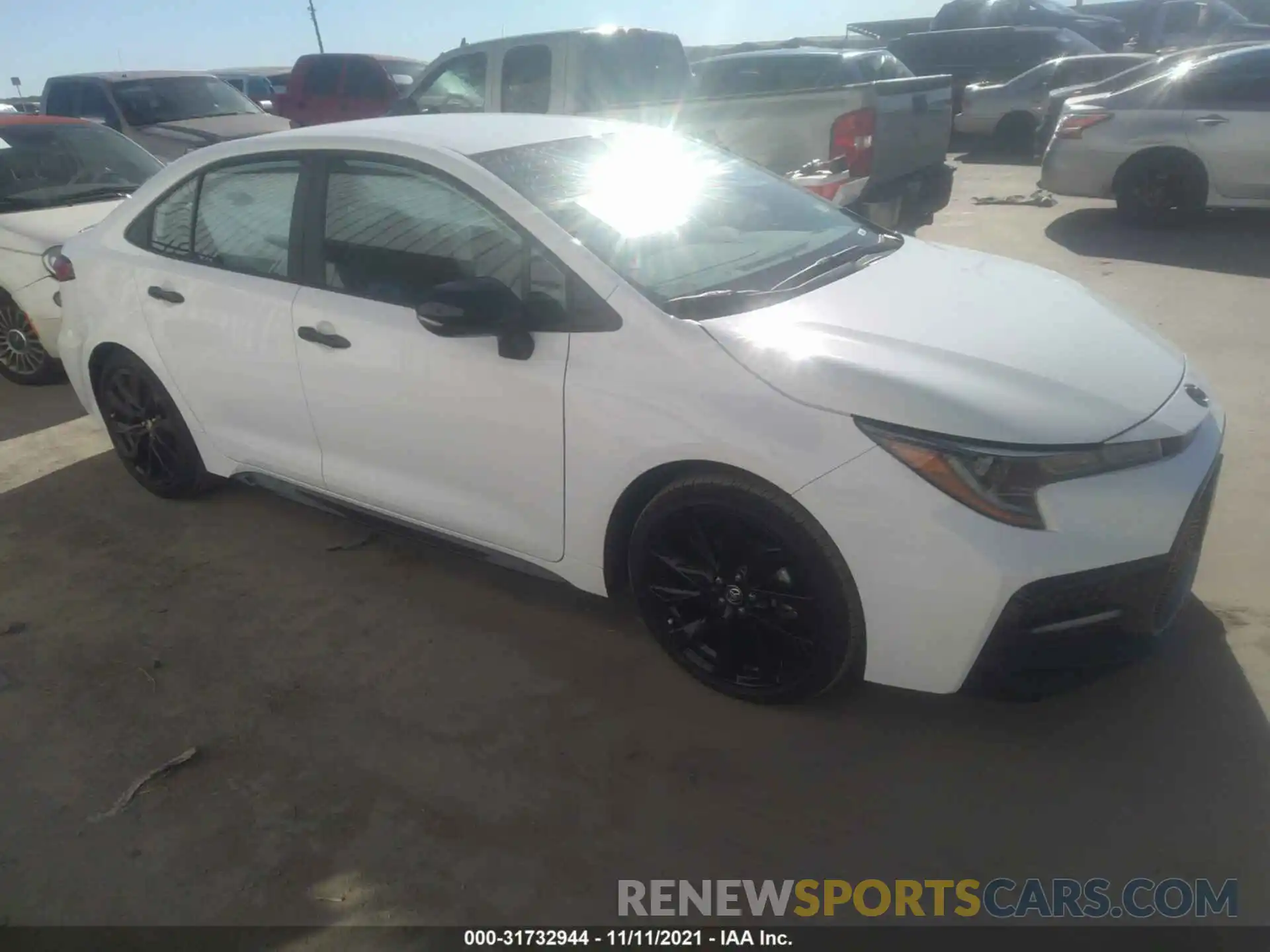 1 Photograph of a damaged car 5YFS4MCE0MP070914 TOYOTA COROLLA 2021