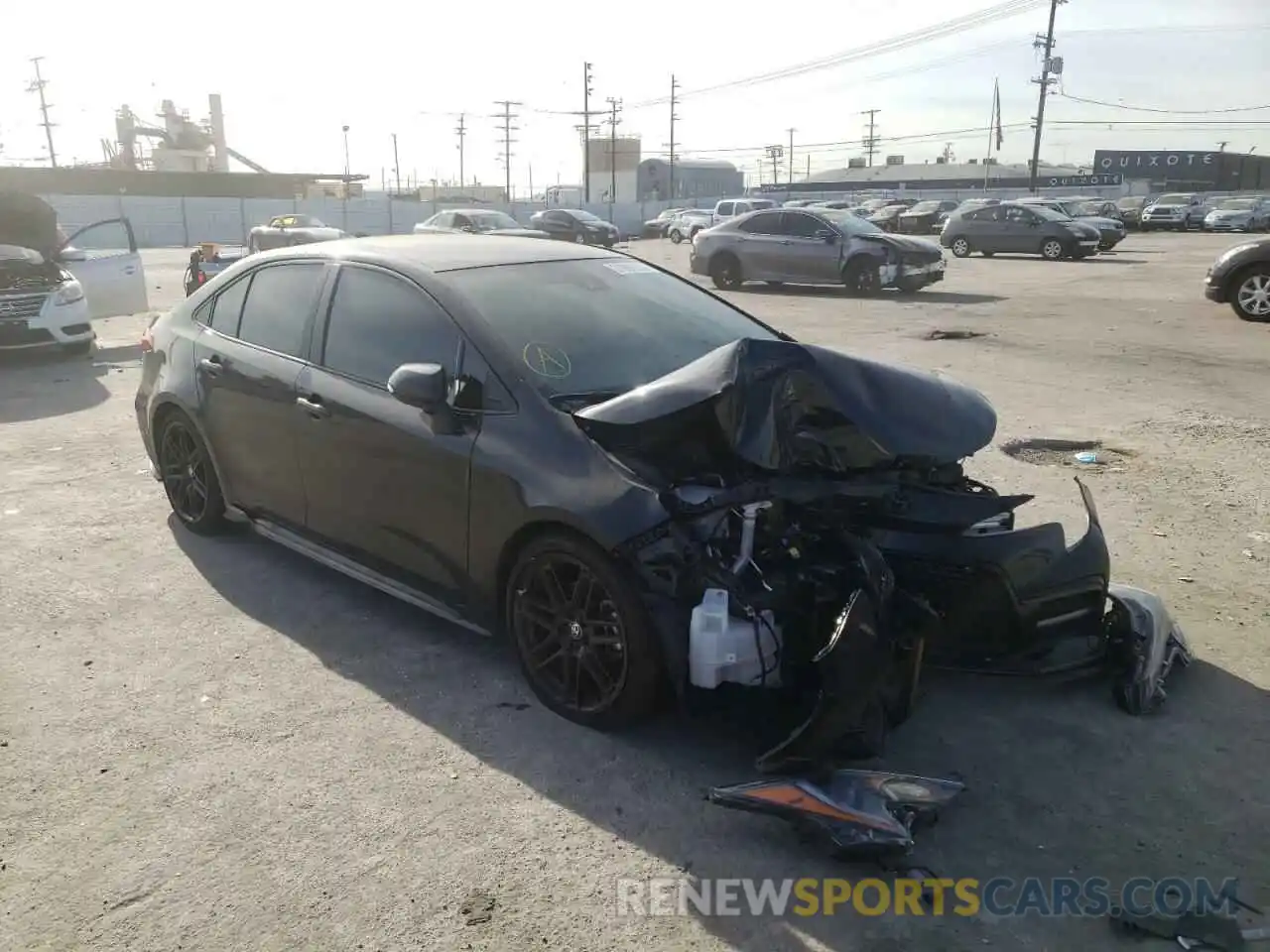 1 Photograph of a damaged car 5YFS4MCE0MP071741 TOYOTA COROLLA 2021