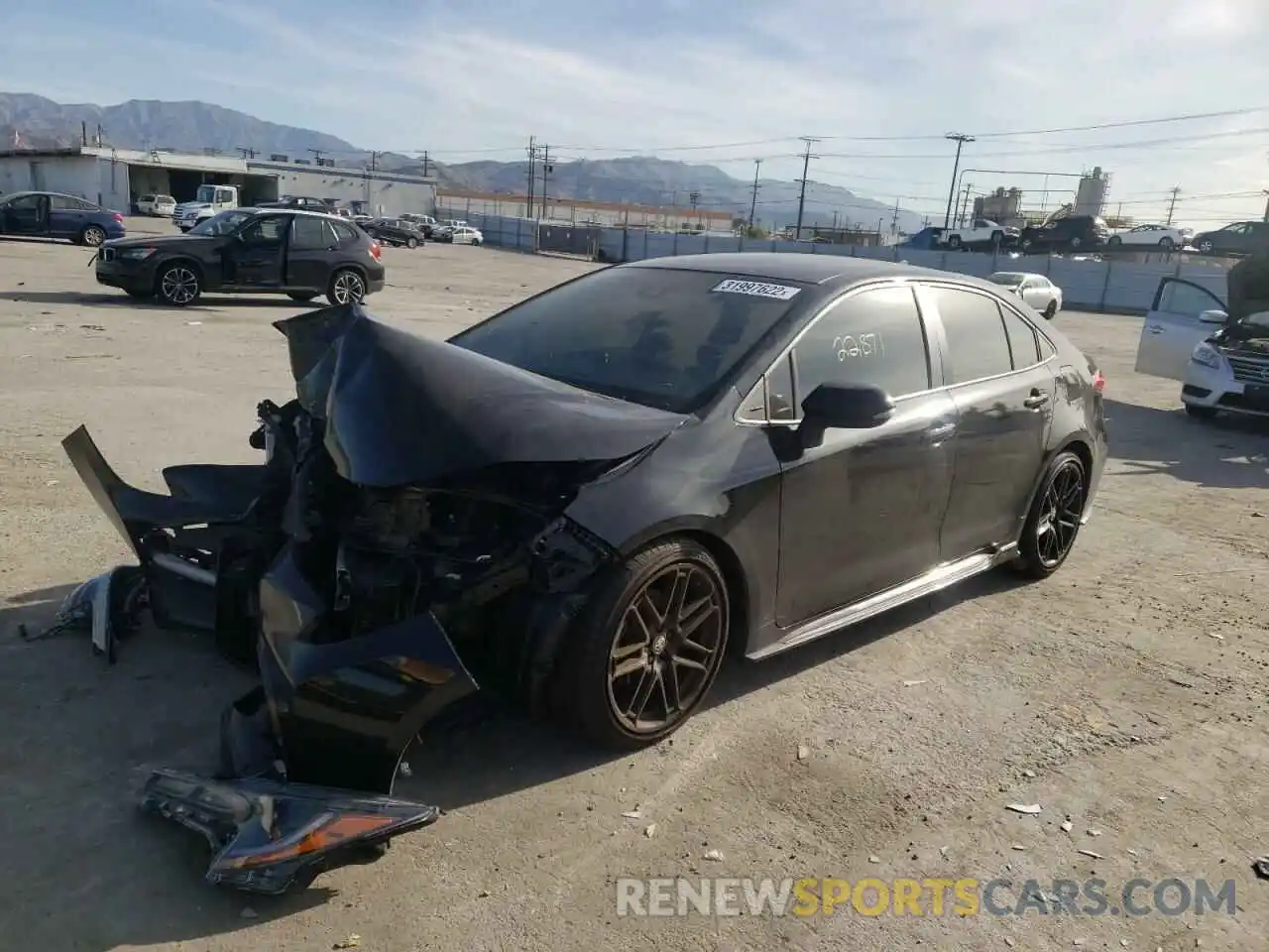 2 Photograph of a damaged car 5YFS4MCE0MP071741 TOYOTA COROLLA 2021