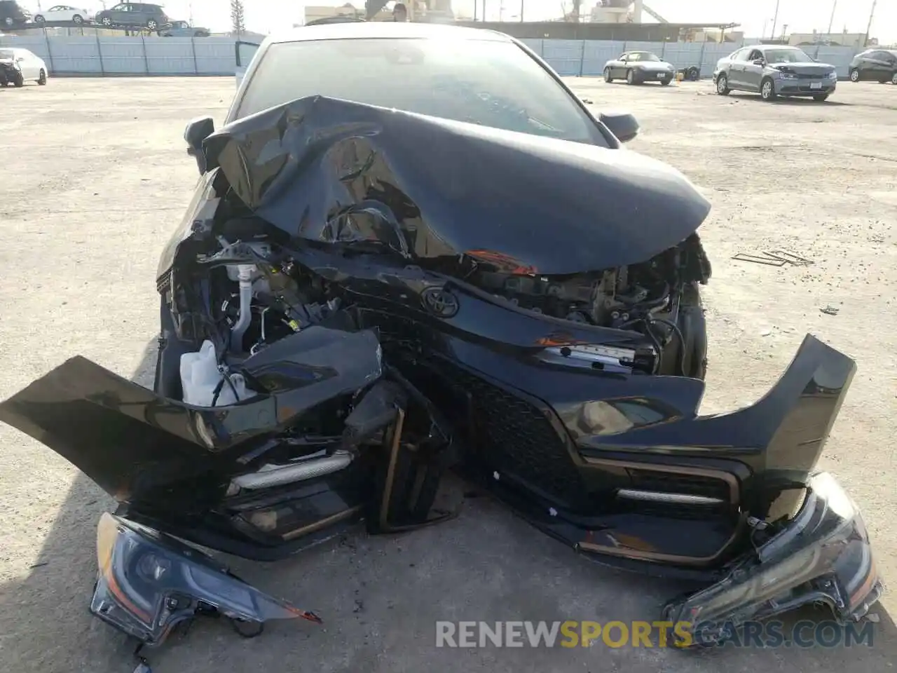 9 Photograph of a damaged car 5YFS4MCE0MP071741 TOYOTA COROLLA 2021