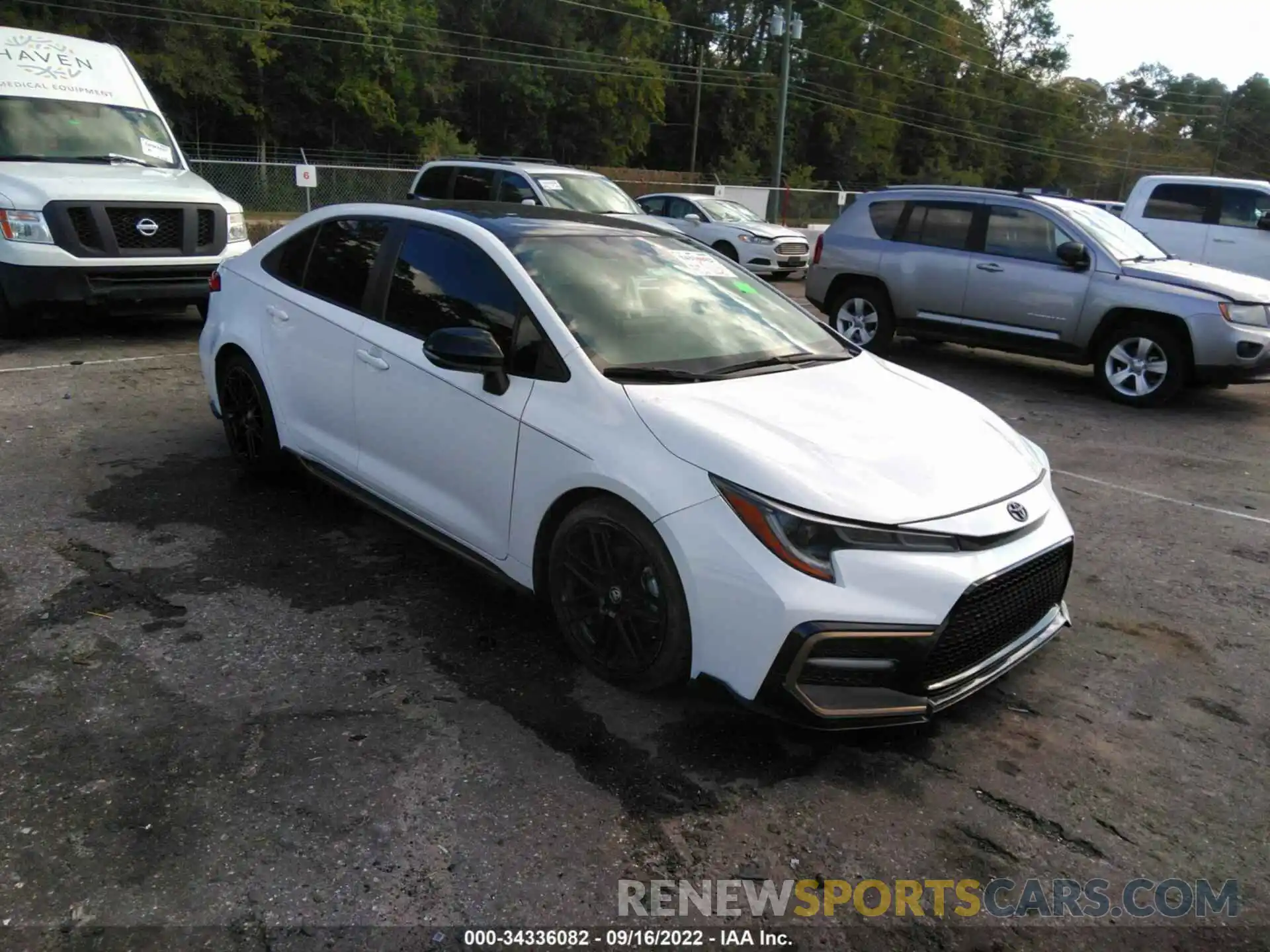 1 Photograph of a damaged car 5YFS4MCE0MP071870 TOYOTA COROLLA 2021