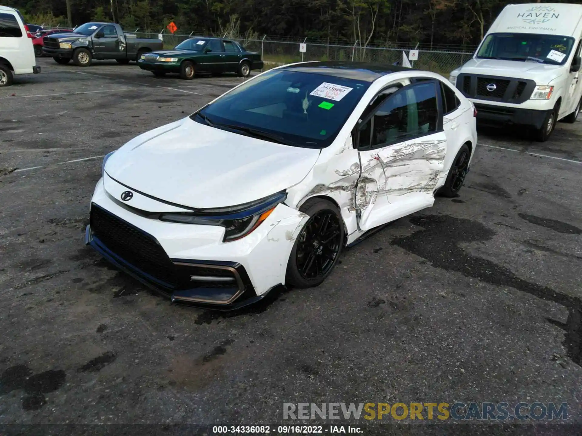 2 Photograph of a damaged car 5YFS4MCE0MP071870 TOYOTA COROLLA 2021