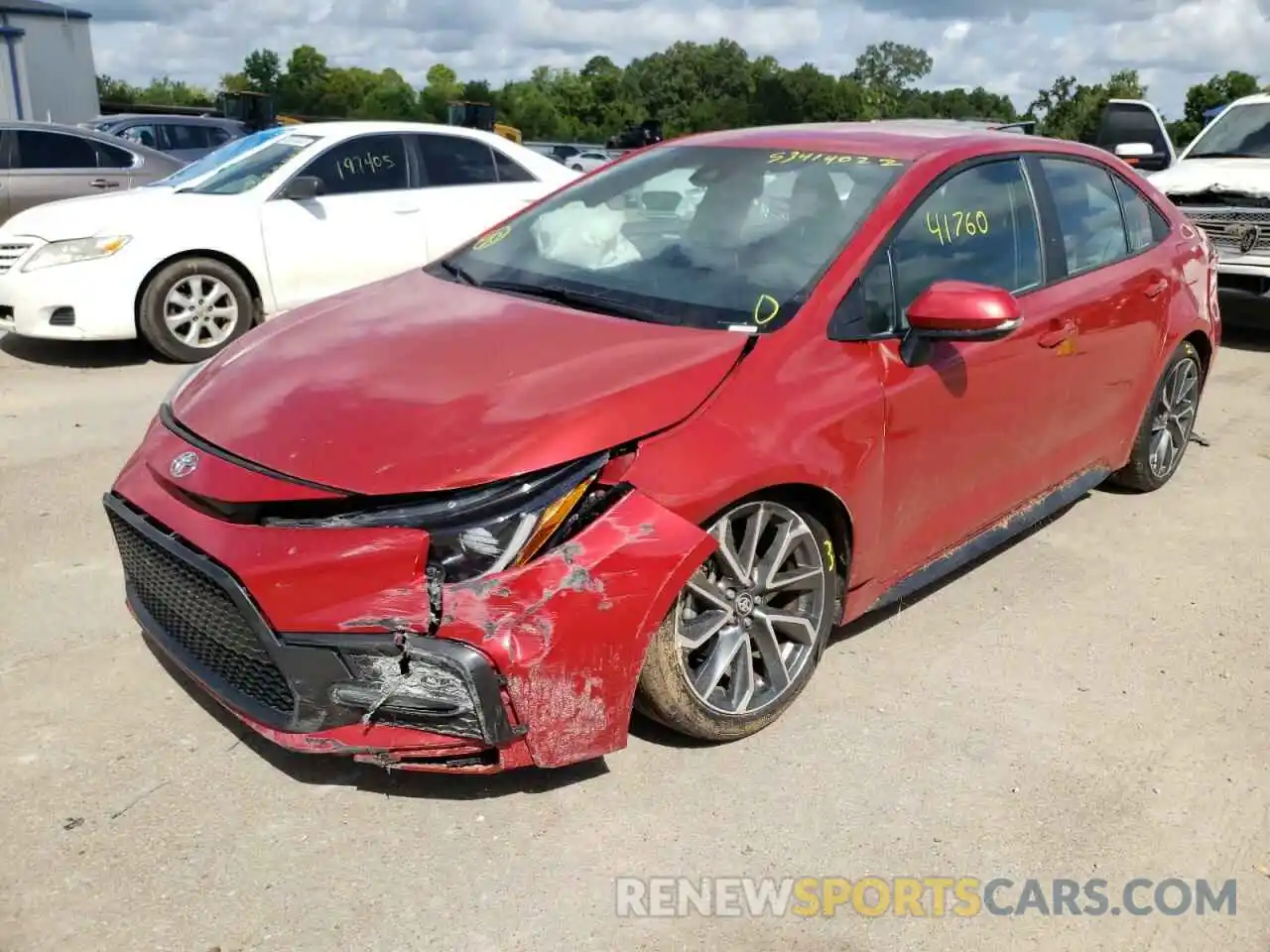 2 Photograph of a damaged car 5YFS4MCE0MP072579 TOYOTA COROLLA 2021