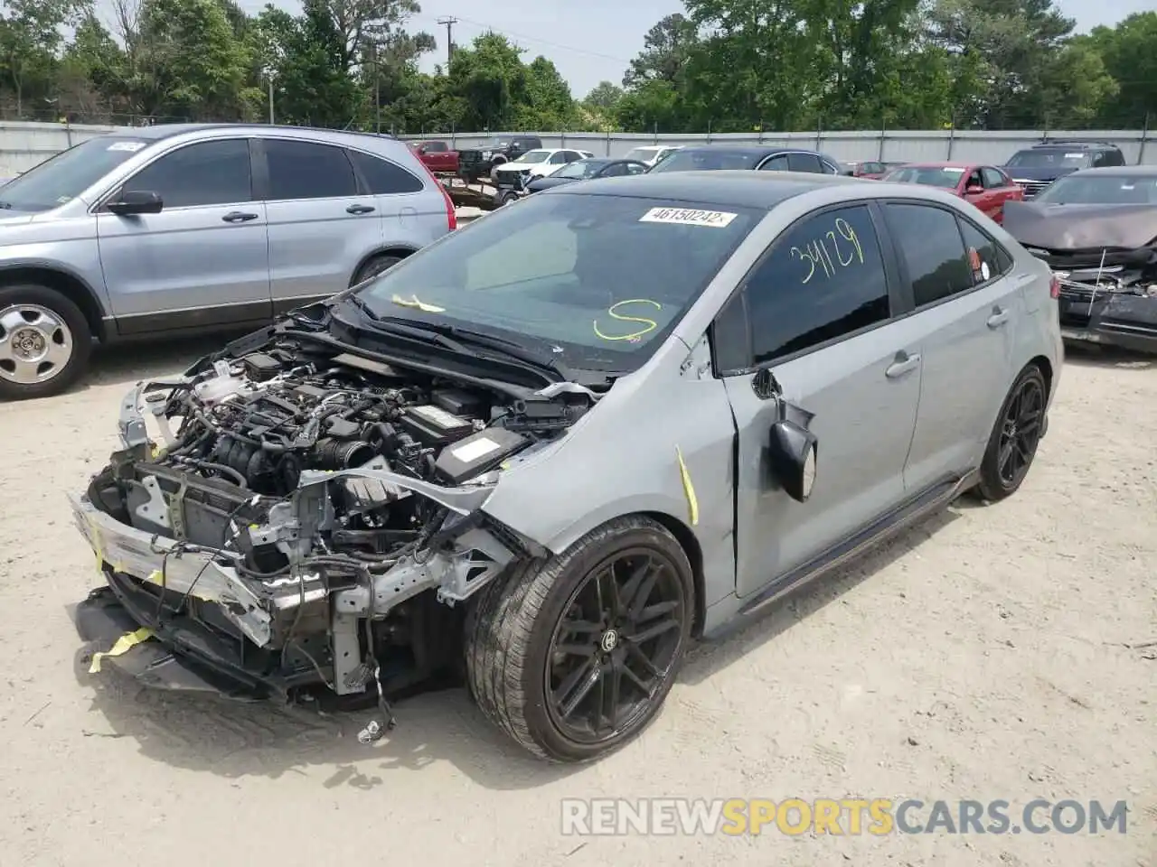 2 Photograph of a damaged car 5YFS4MCE0MP072811 TOYOTA COROLLA 2021