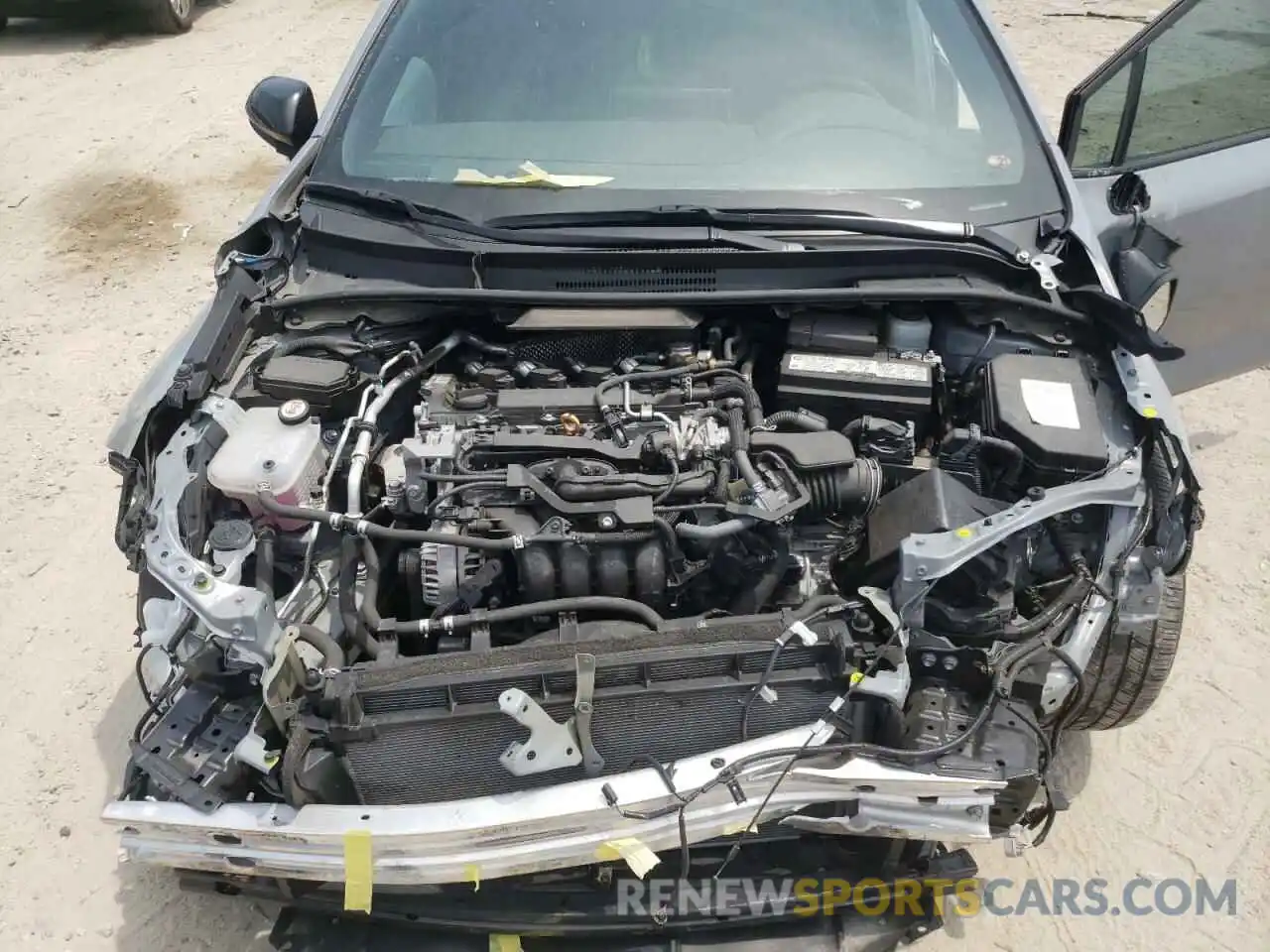 7 Photograph of a damaged car 5YFS4MCE0MP072811 TOYOTA COROLLA 2021