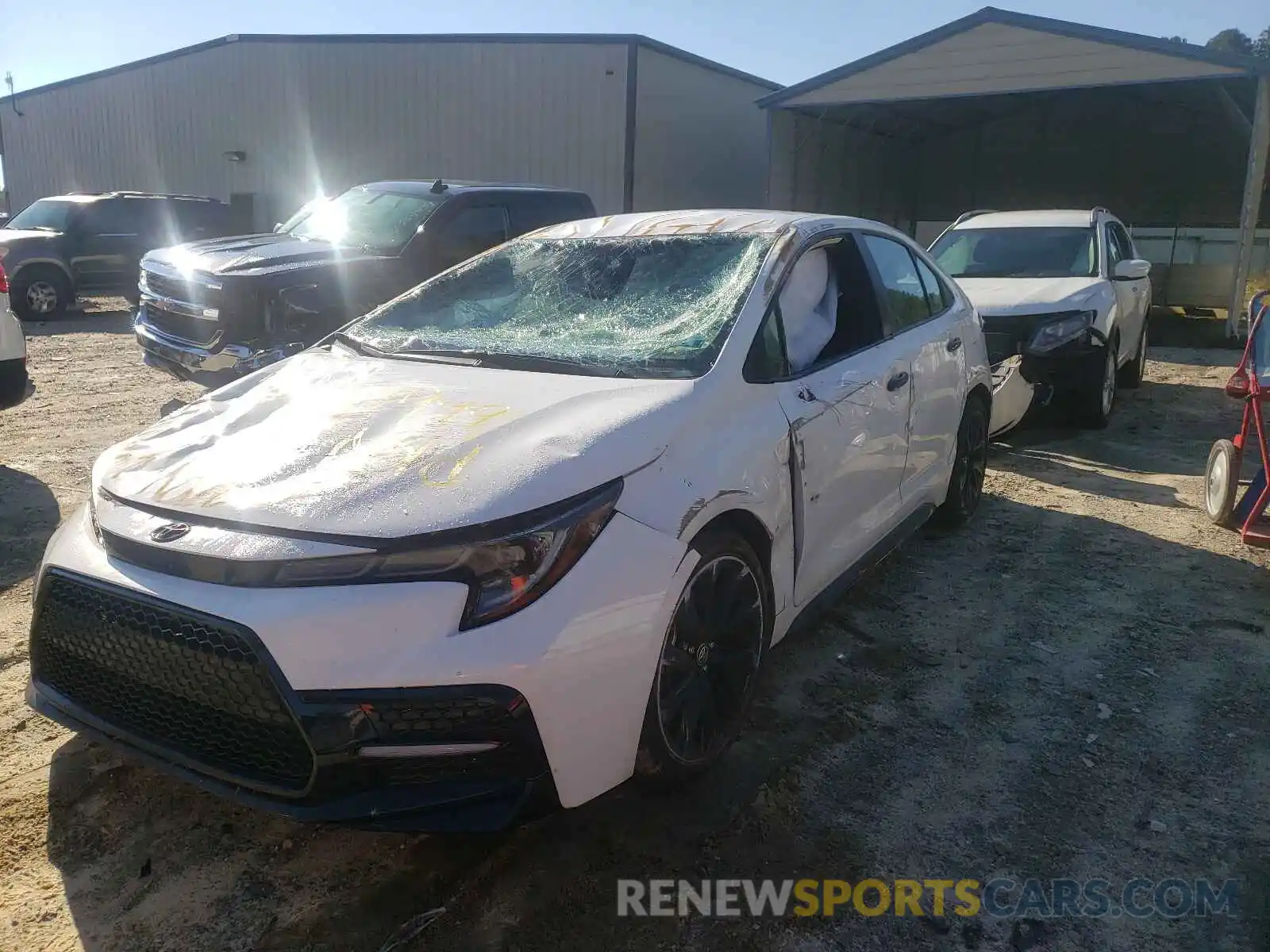 2 Photograph of a damaged car 5YFS4MCE0MP073053 TOYOTA COROLLA 2021