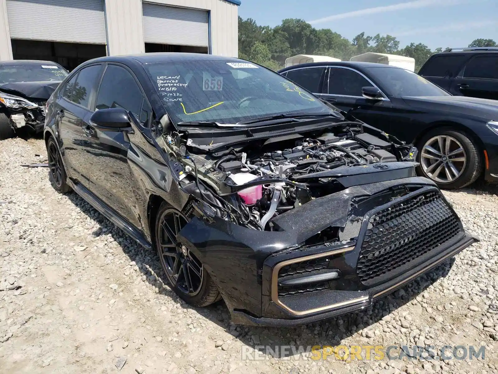 1 Photograph of a damaged car 5YFS4MCE0MP073165 TOYOTA COROLLA 2021