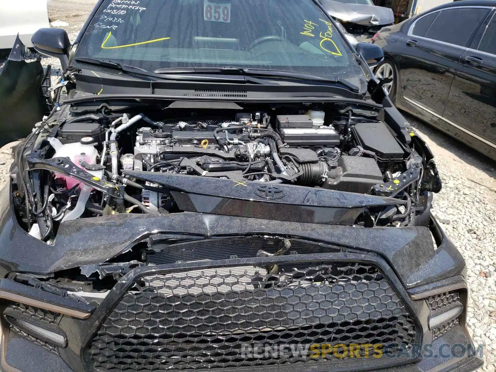 9 Photograph of a damaged car 5YFS4MCE0MP073165 TOYOTA COROLLA 2021