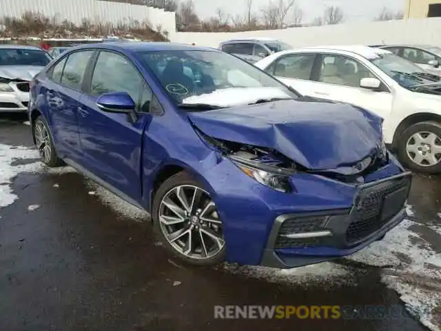 1 Photograph of a damaged car 5YFS4MCE0MP073361 TOYOTA COROLLA 2021