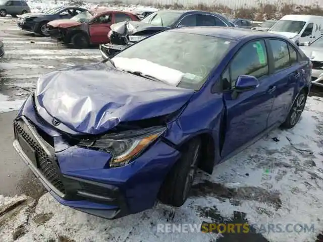 2 Photograph of a damaged car 5YFS4MCE0MP073361 TOYOTA COROLLA 2021