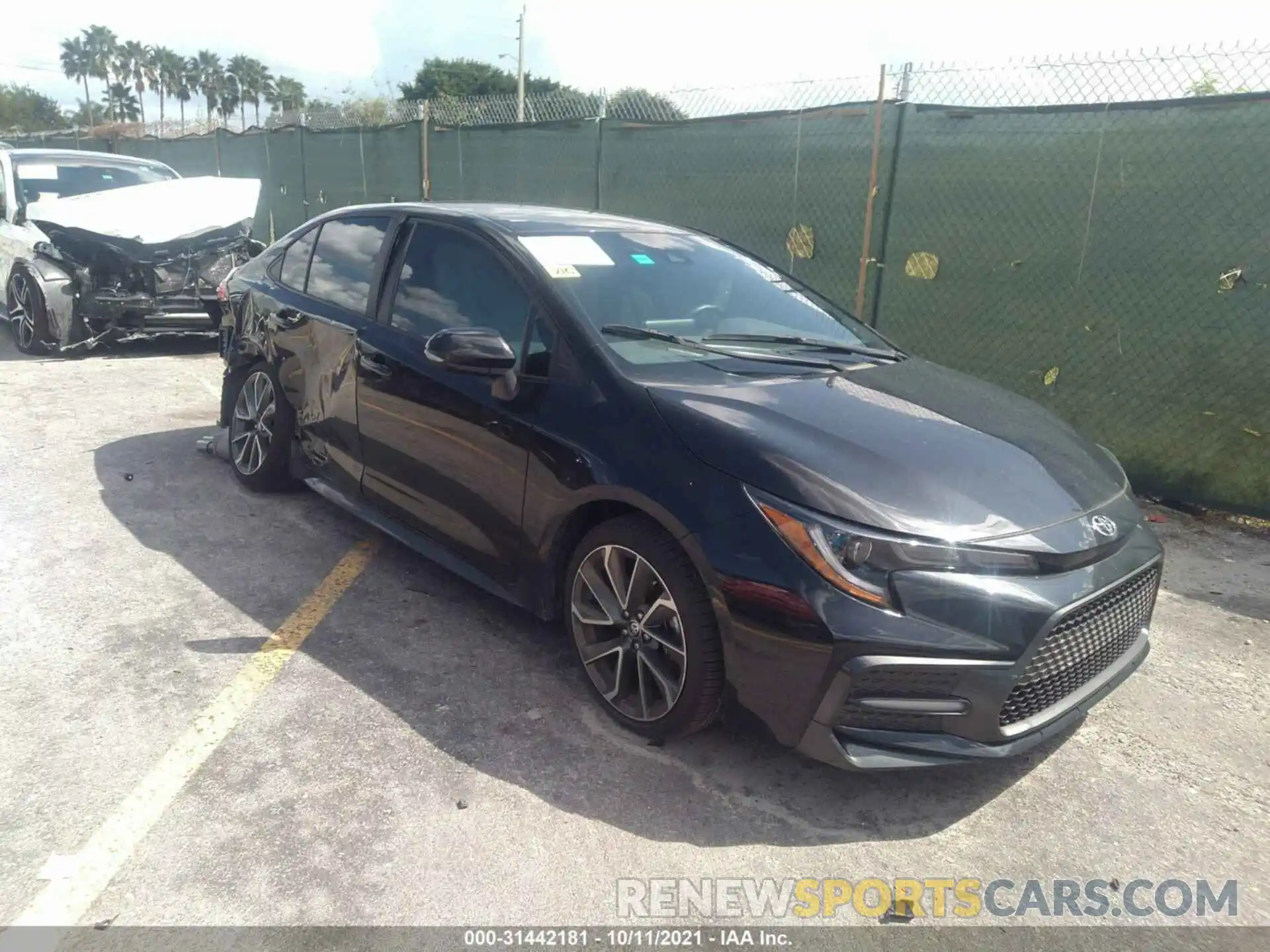 1 Photograph of a damaged car 5YFS4MCE0MP076146 TOYOTA COROLLA 2021