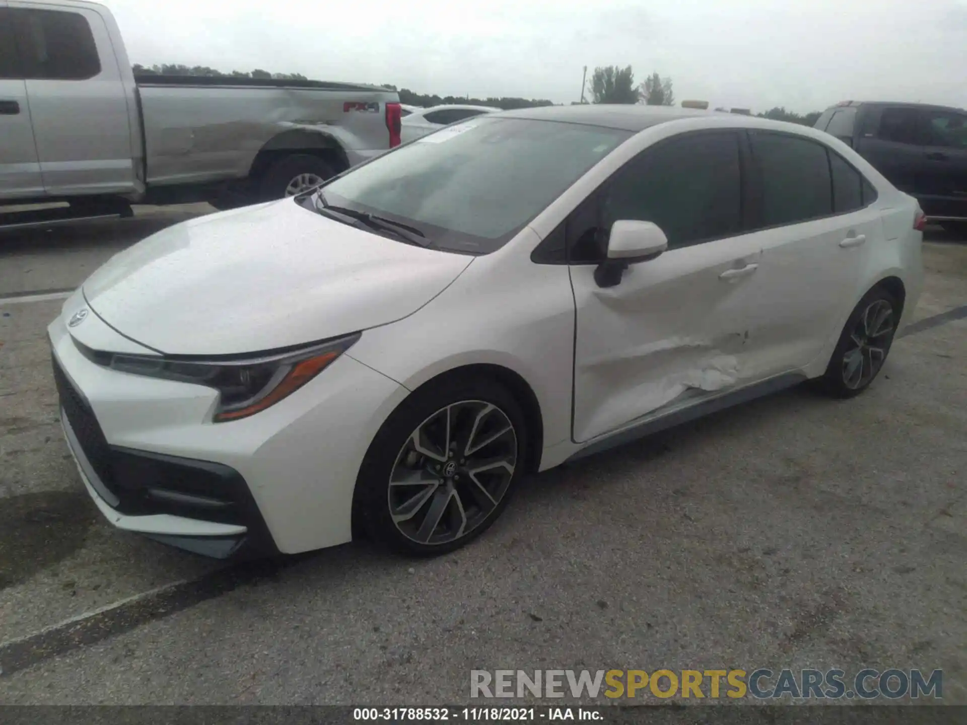 2 Photograph of a damaged car 5YFS4MCE0MP076227 TOYOTA COROLLA 2021