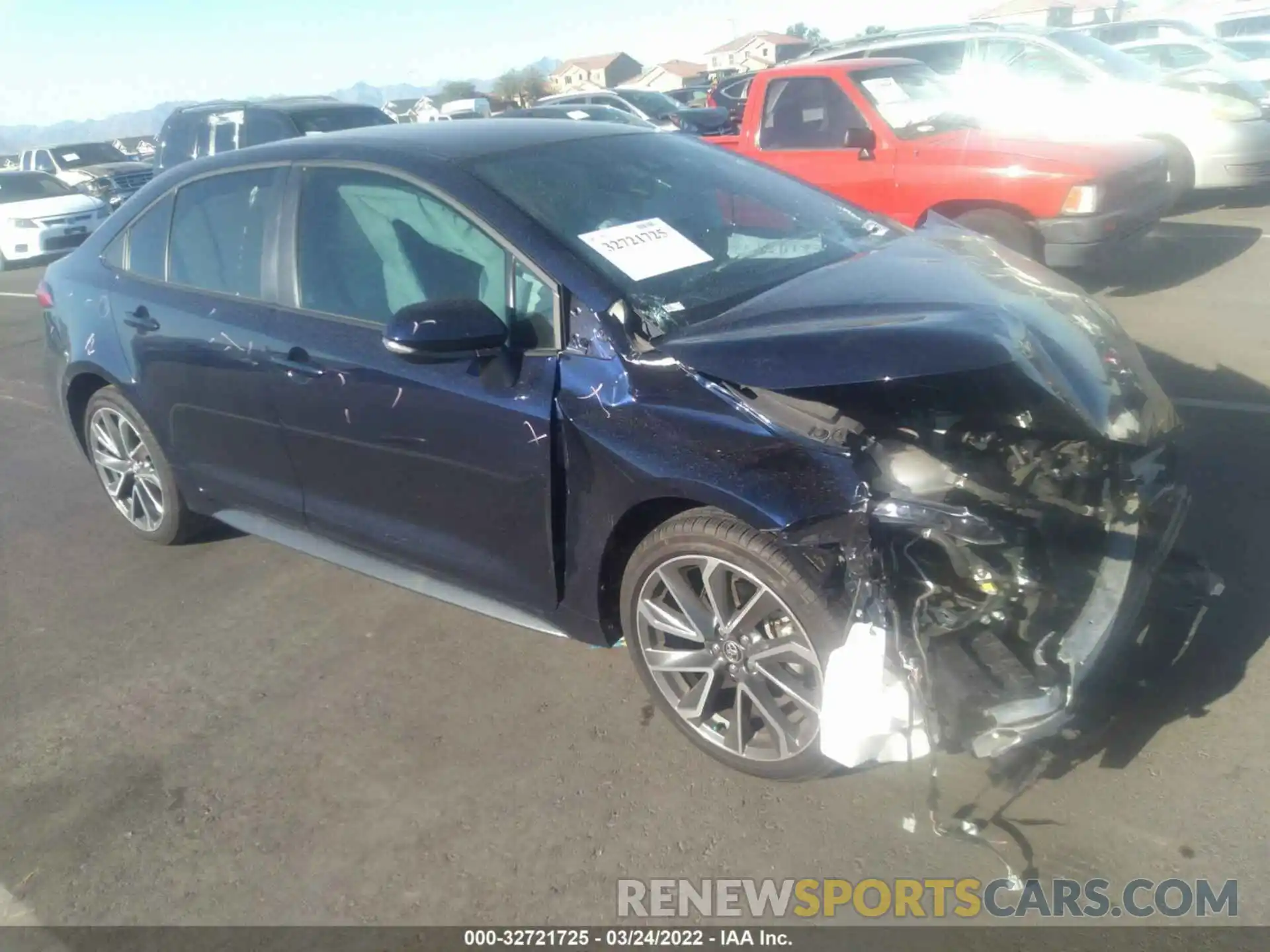 1 Photograph of a damaged car 5YFS4MCE0MP077426 TOYOTA COROLLA 2021