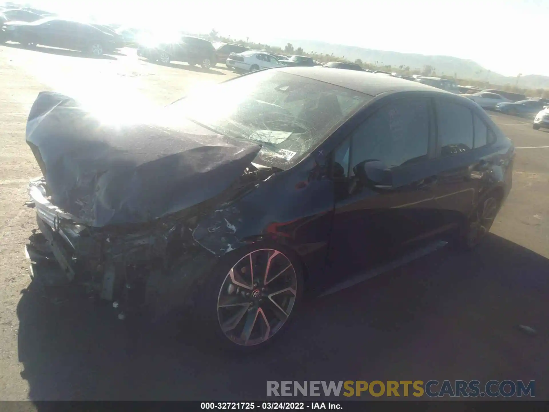 2 Photograph of a damaged car 5YFS4MCE0MP077426 TOYOTA COROLLA 2021