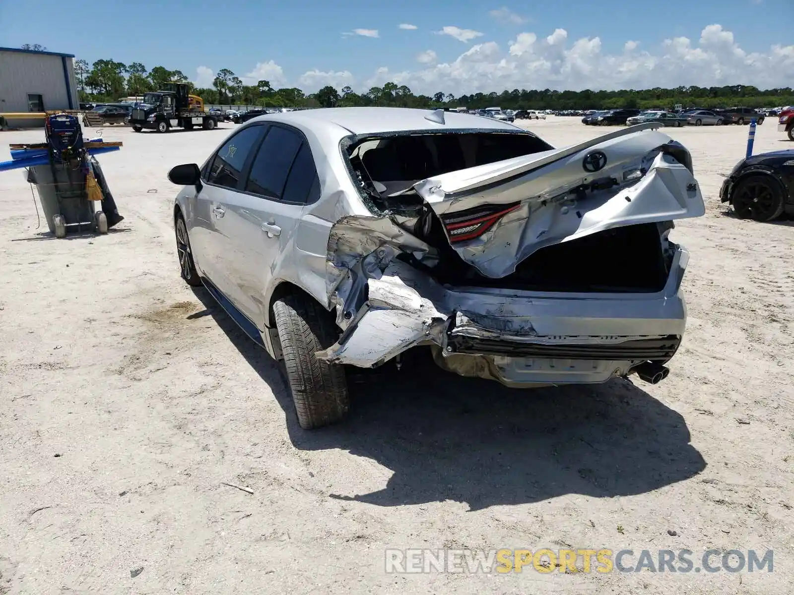 9 Photograph of a damaged car 5YFS4MCE0MP078334 TOYOTA COROLLA 2021