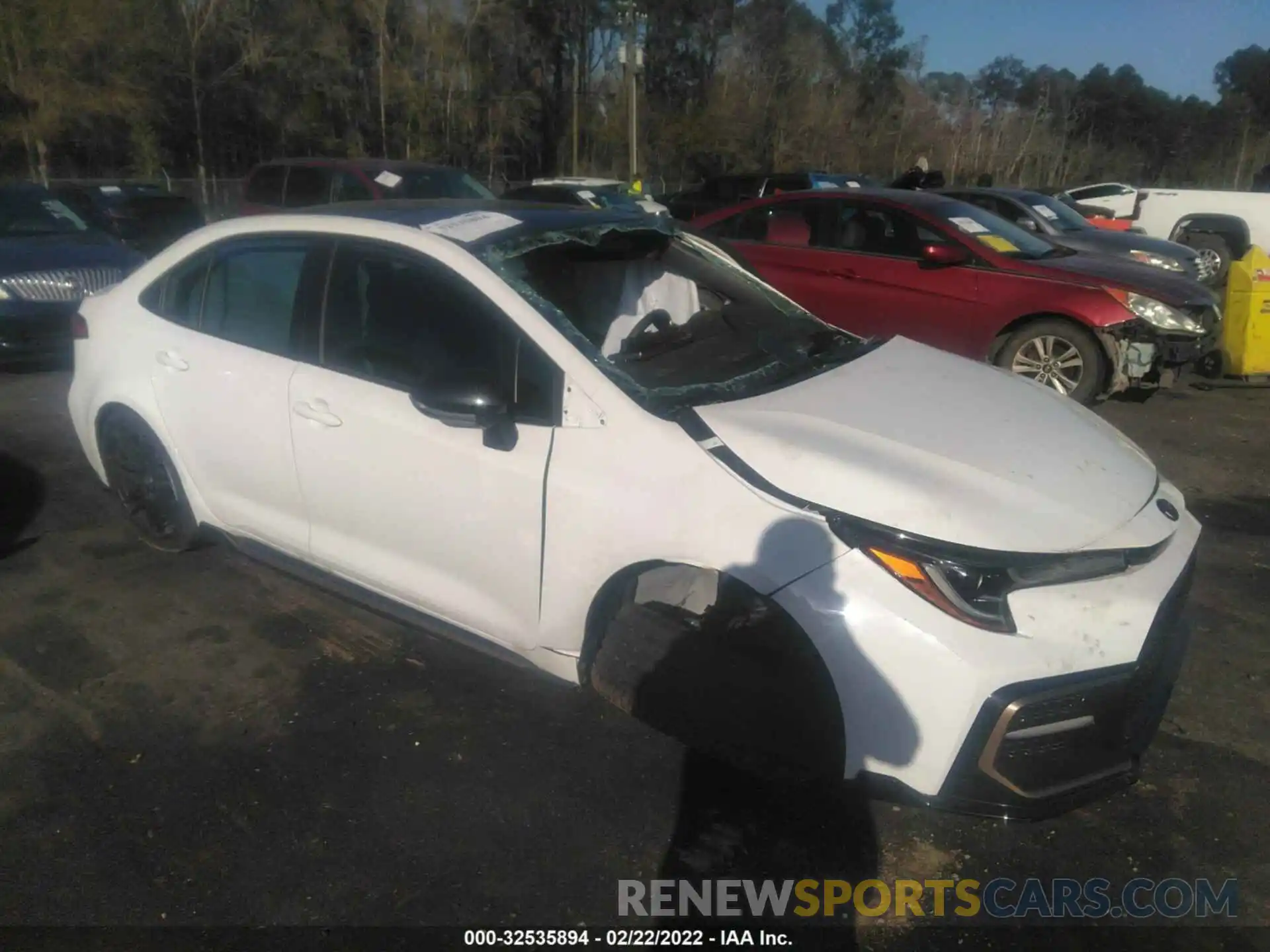 1 Photograph of a damaged car 5YFS4MCE0MP079774 TOYOTA COROLLA 2021