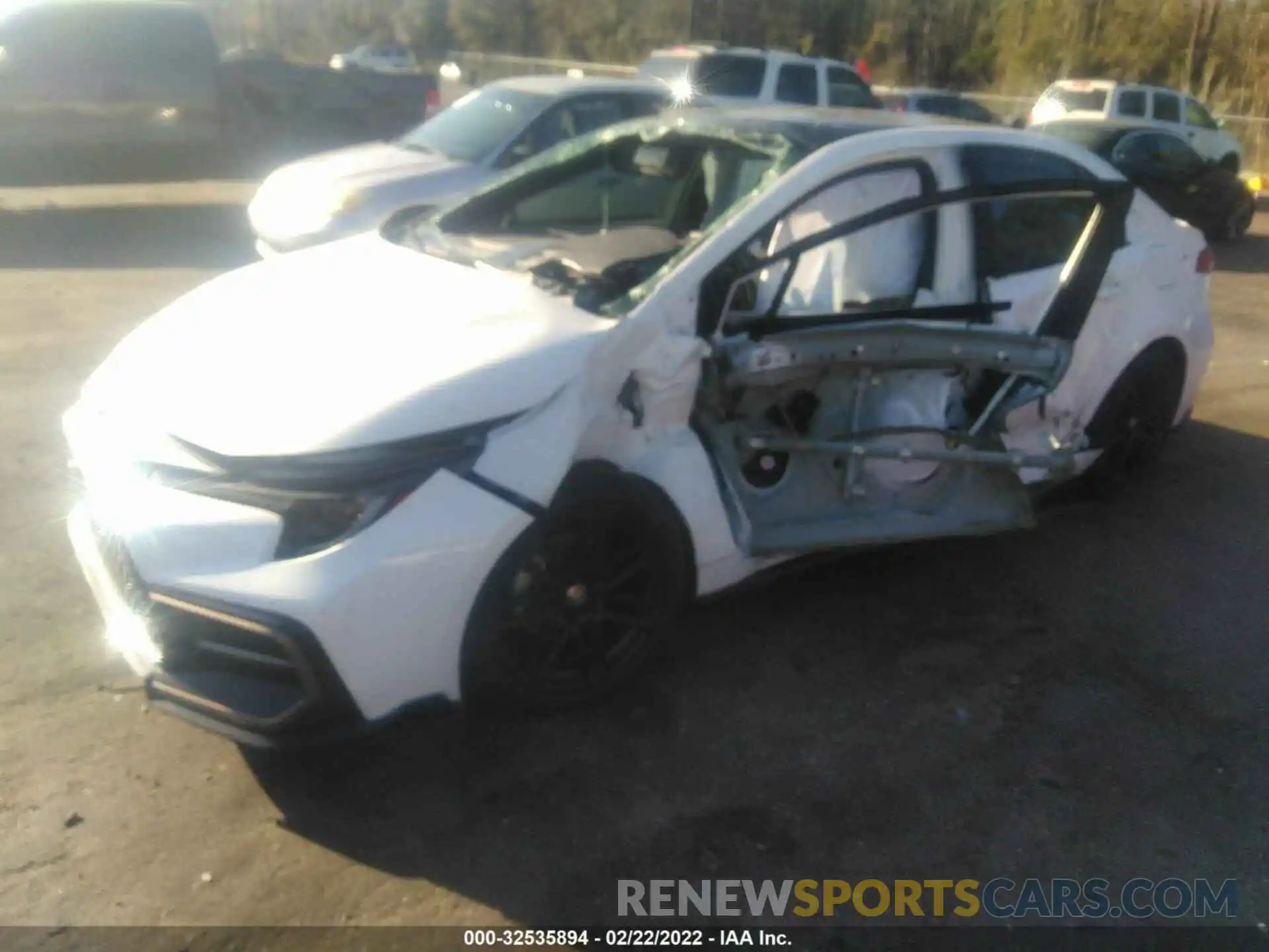 2 Photograph of a damaged car 5YFS4MCE0MP079774 TOYOTA COROLLA 2021