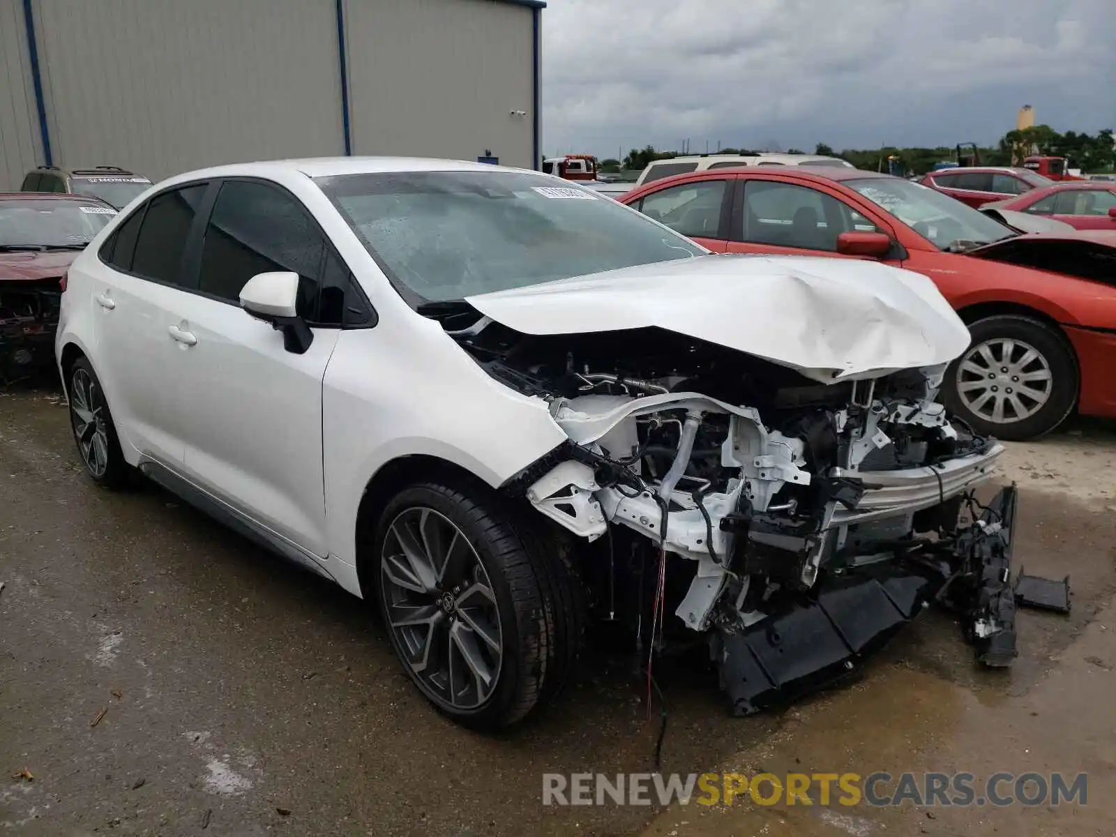 1 Photograph of a damaged car 5YFS4MCE0MP081430 TOYOTA COROLLA 2021