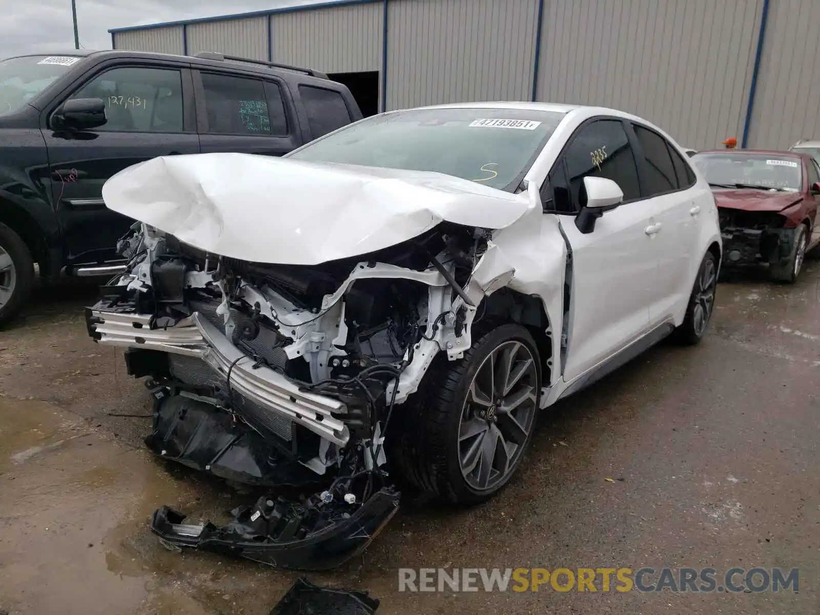 2 Photograph of a damaged car 5YFS4MCE0MP081430 TOYOTA COROLLA 2021