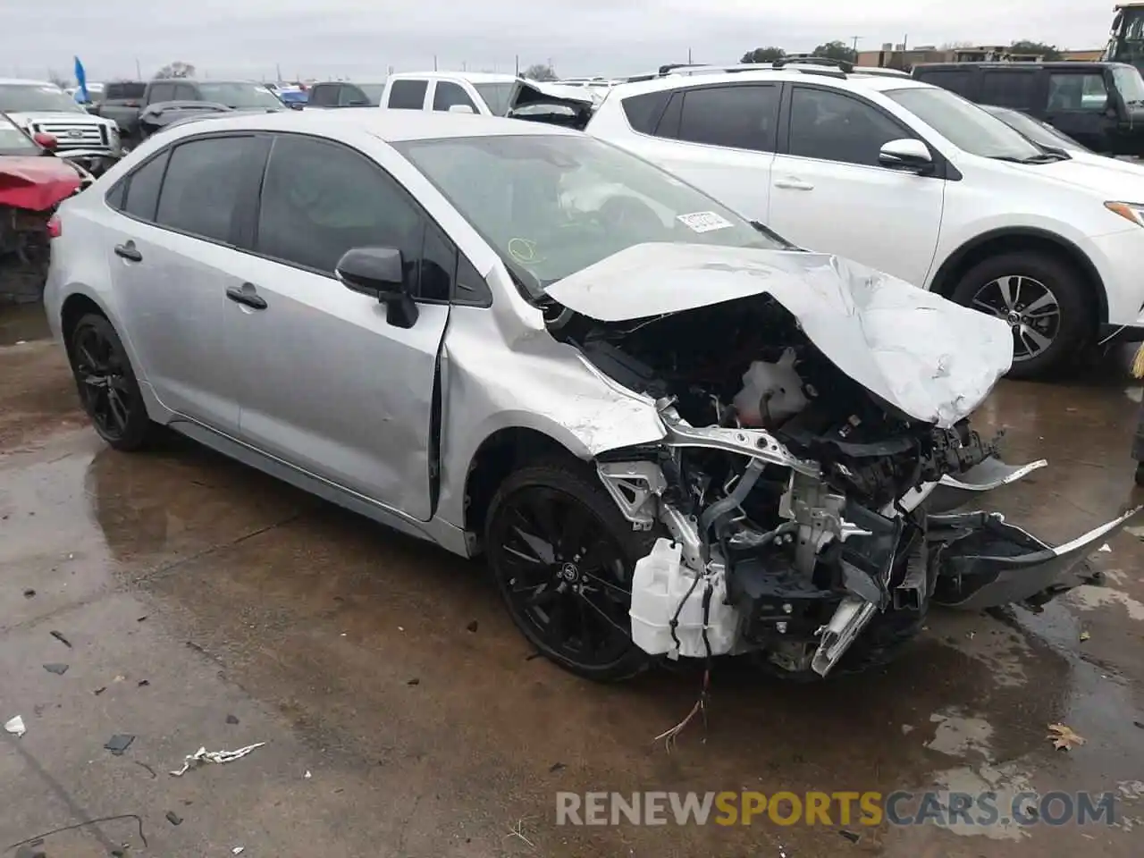 1 Photograph of a damaged car 5YFS4MCE0MP081475 TOYOTA COROLLA 2021