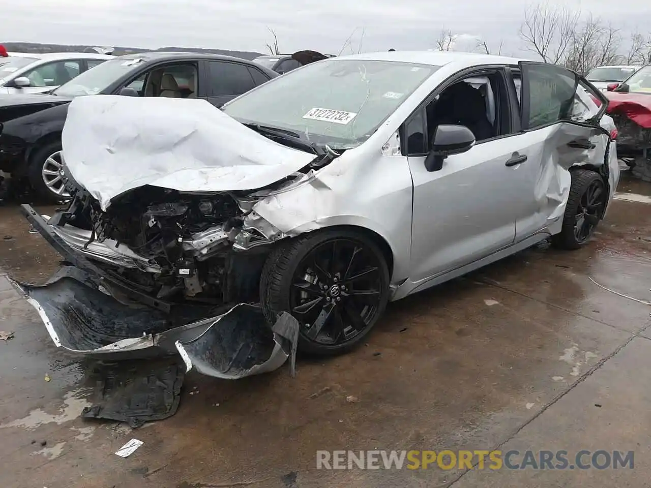 2 Photograph of a damaged car 5YFS4MCE0MP081475 TOYOTA COROLLA 2021