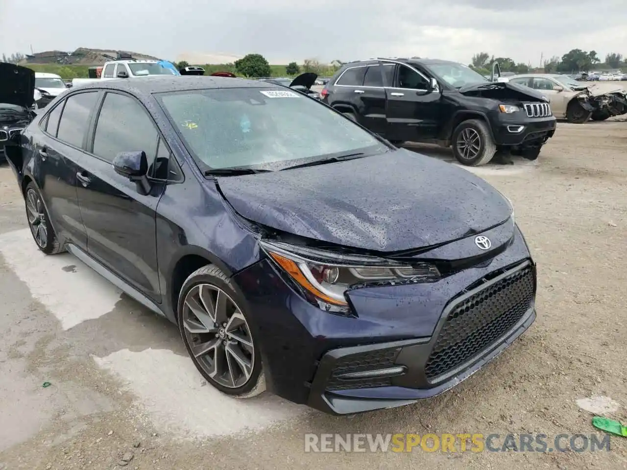 1 Photograph of a damaged car 5YFS4MCE0MP081489 TOYOTA COROLLA 2021