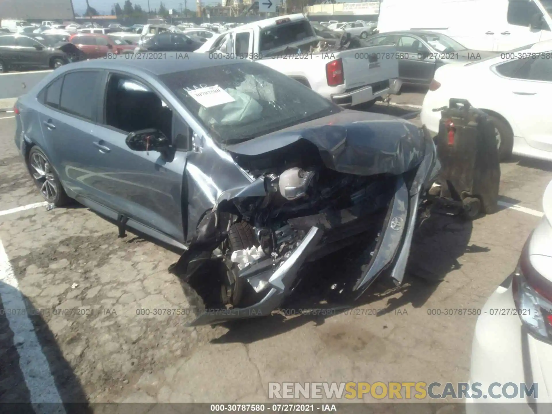 1 Photograph of a damaged car 5YFS4MCE0MP081881 TOYOTA COROLLA 2021