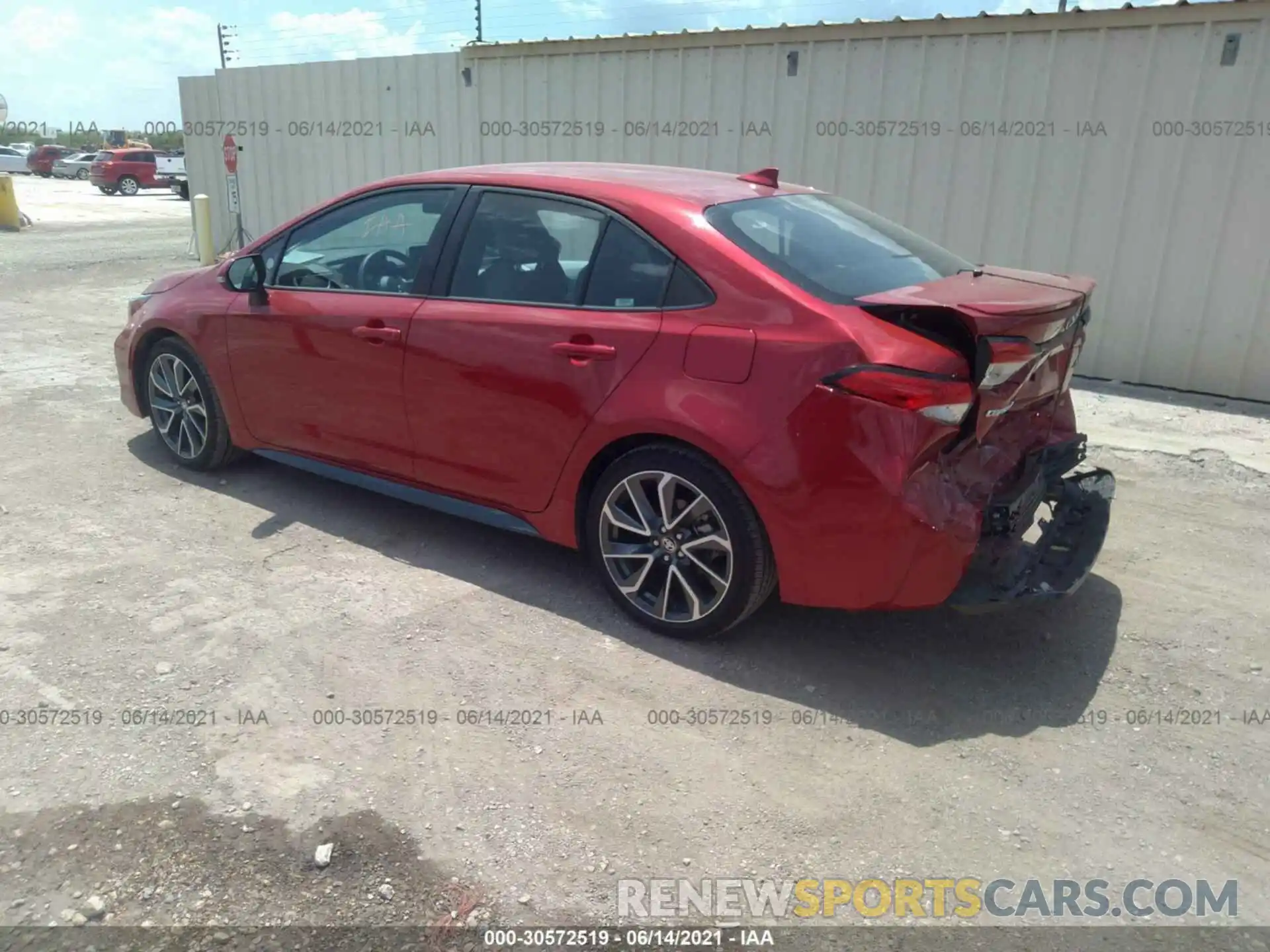 3 Photograph of a damaged car 5YFS4MCE0MP082139 TOYOTA COROLLA 2021