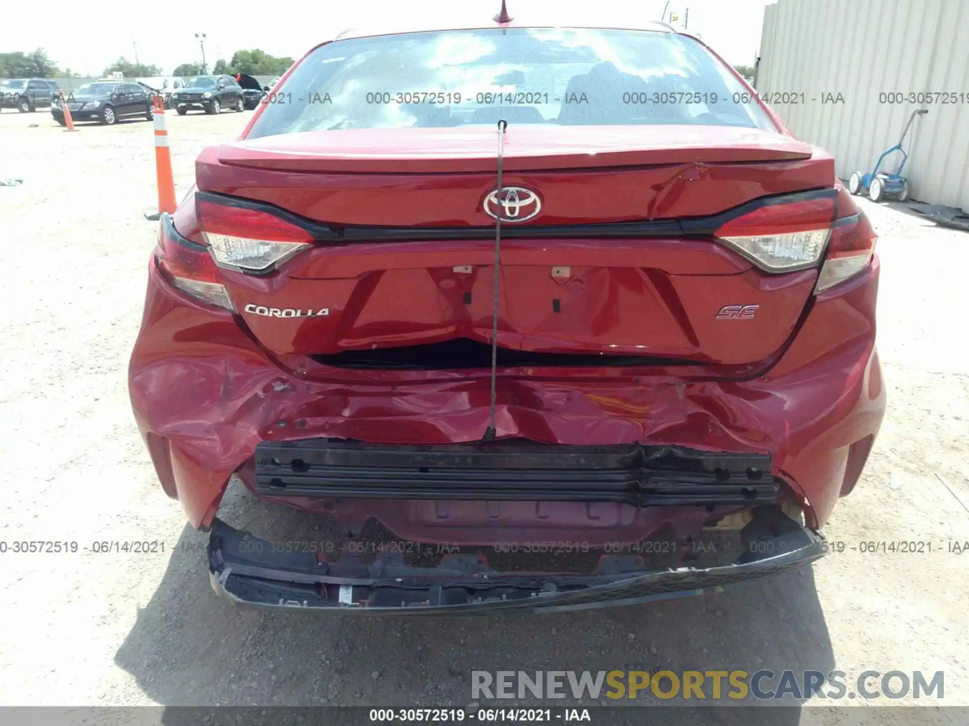 6 Photograph of a damaged car 5YFS4MCE0MP082139 TOYOTA COROLLA 2021