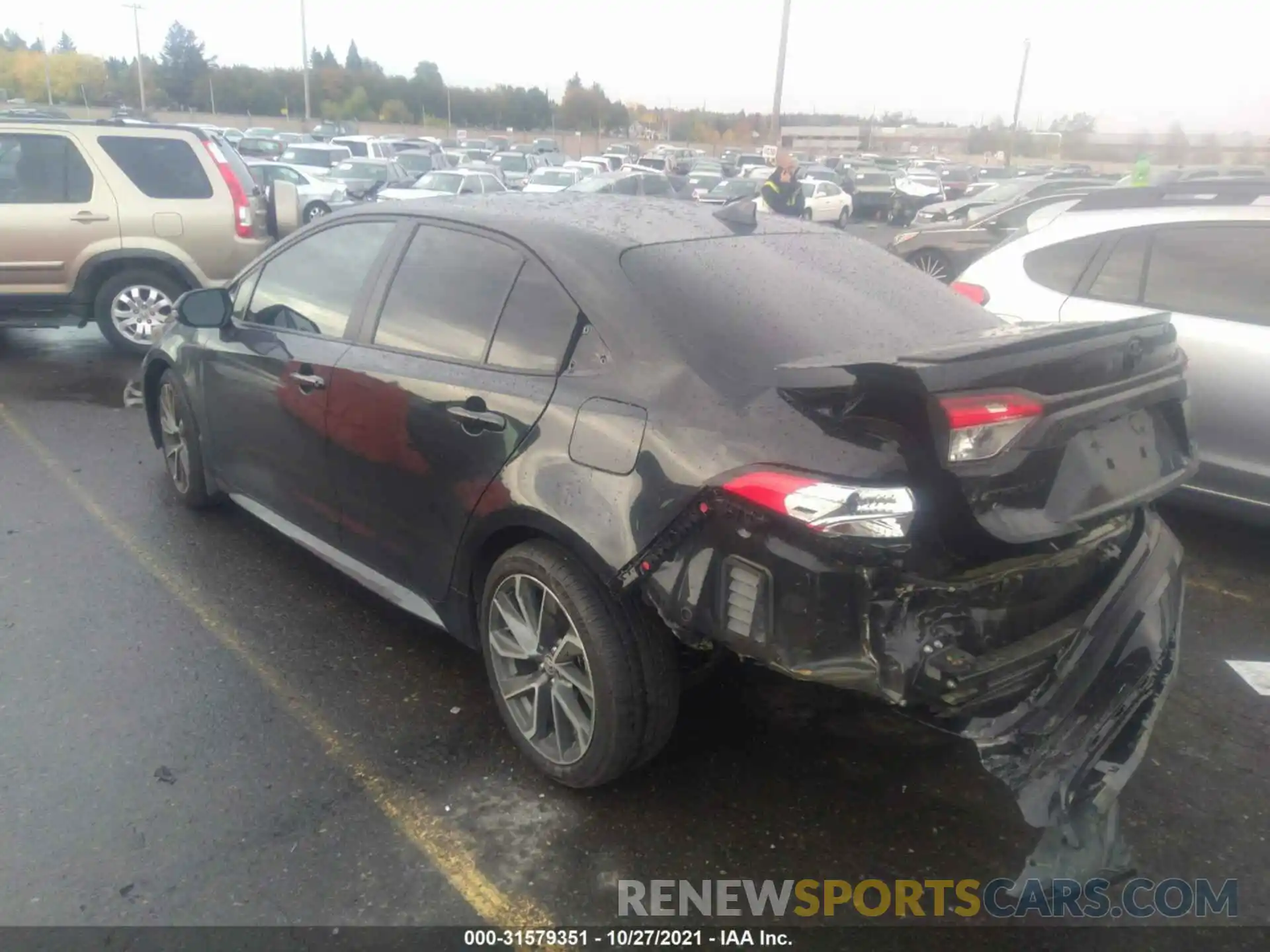 3 Photograph of a damaged car 5YFS4MCE0MP082688 TOYOTA COROLLA 2021