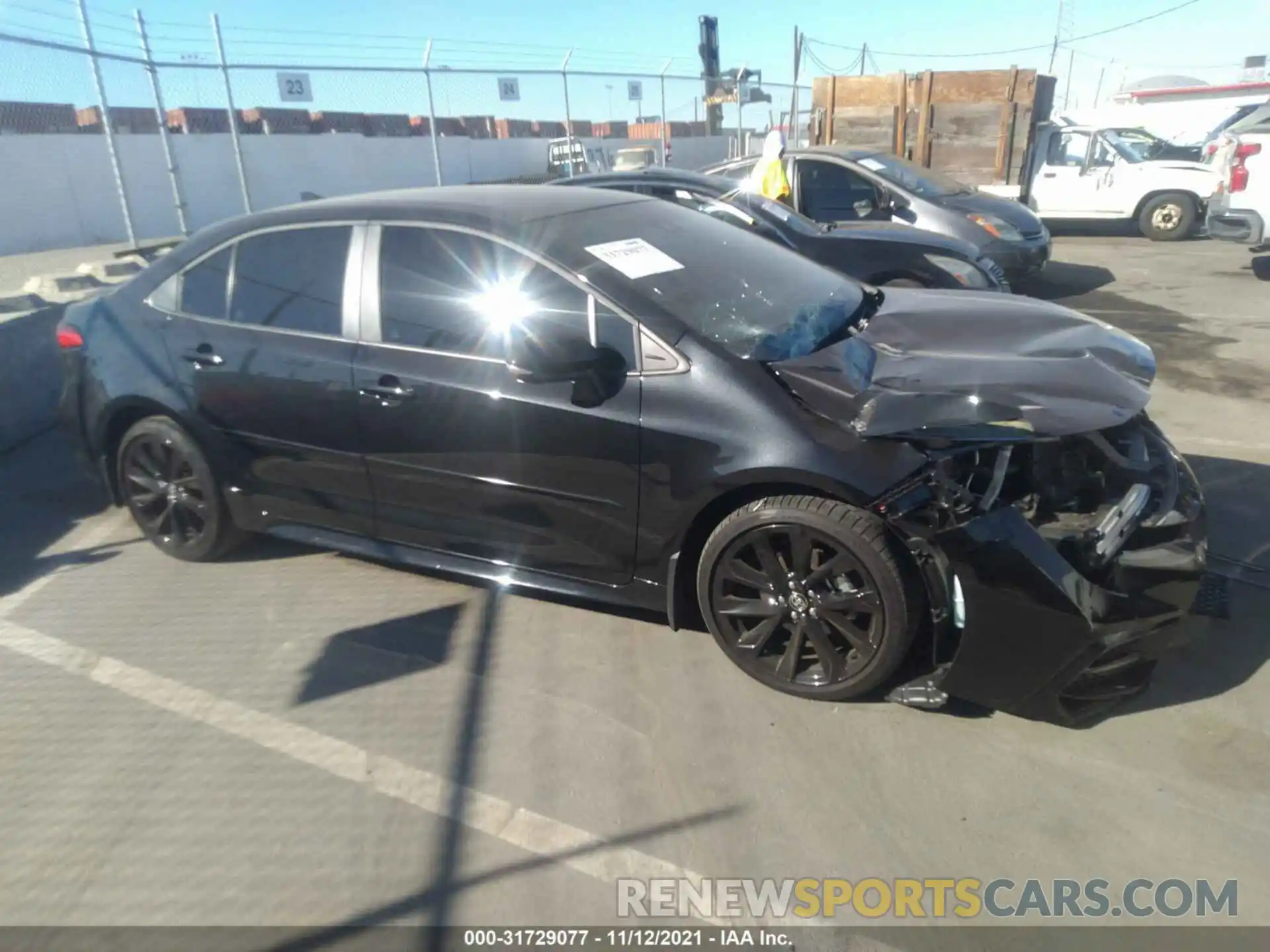 1 Photograph of a damaged car 5YFS4MCE0MP083422 TOYOTA COROLLA 2021