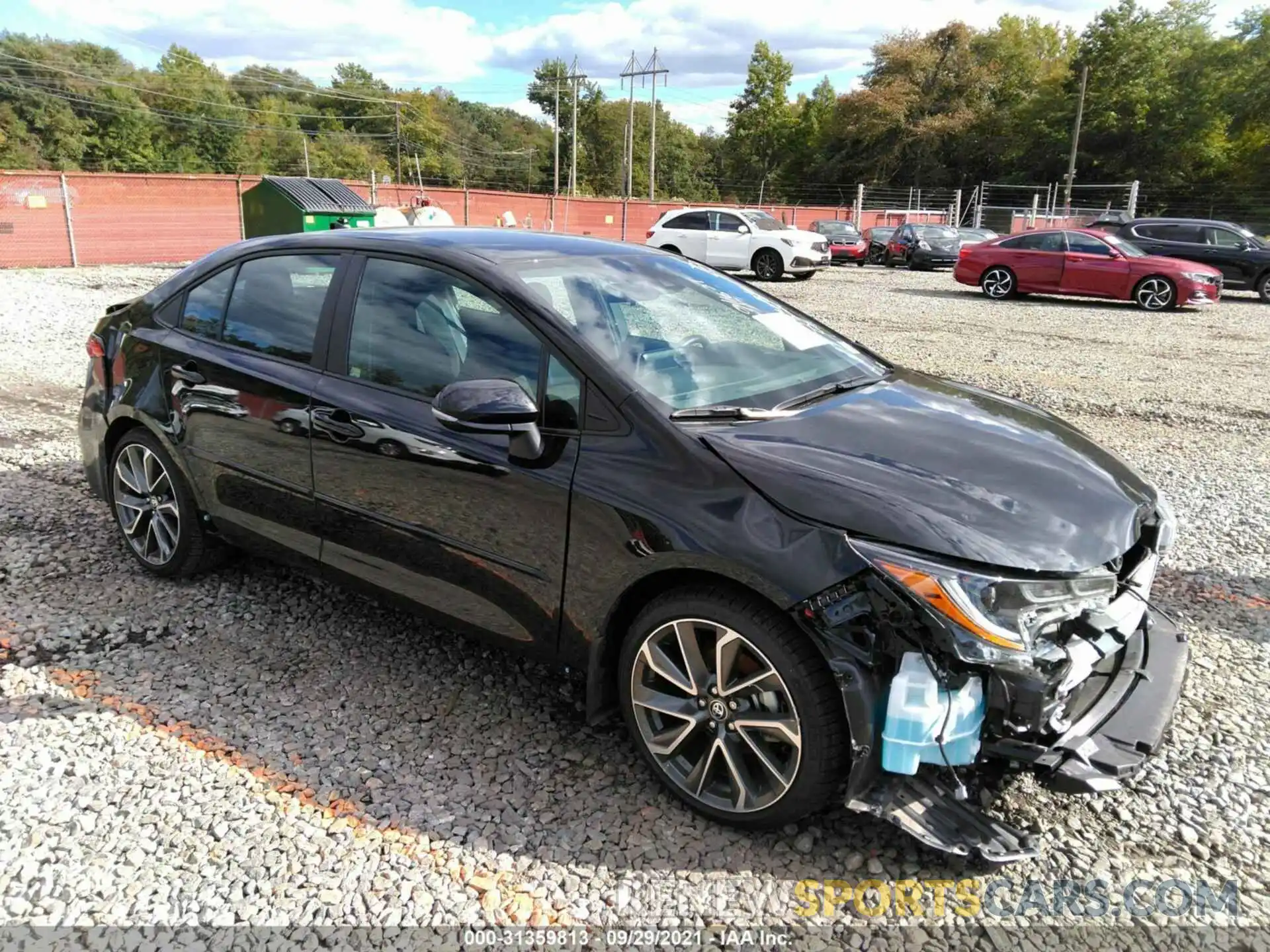 1 Photograph of a damaged car 5YFS4MCE0MP083436 TOYOTA COROLLA 2021