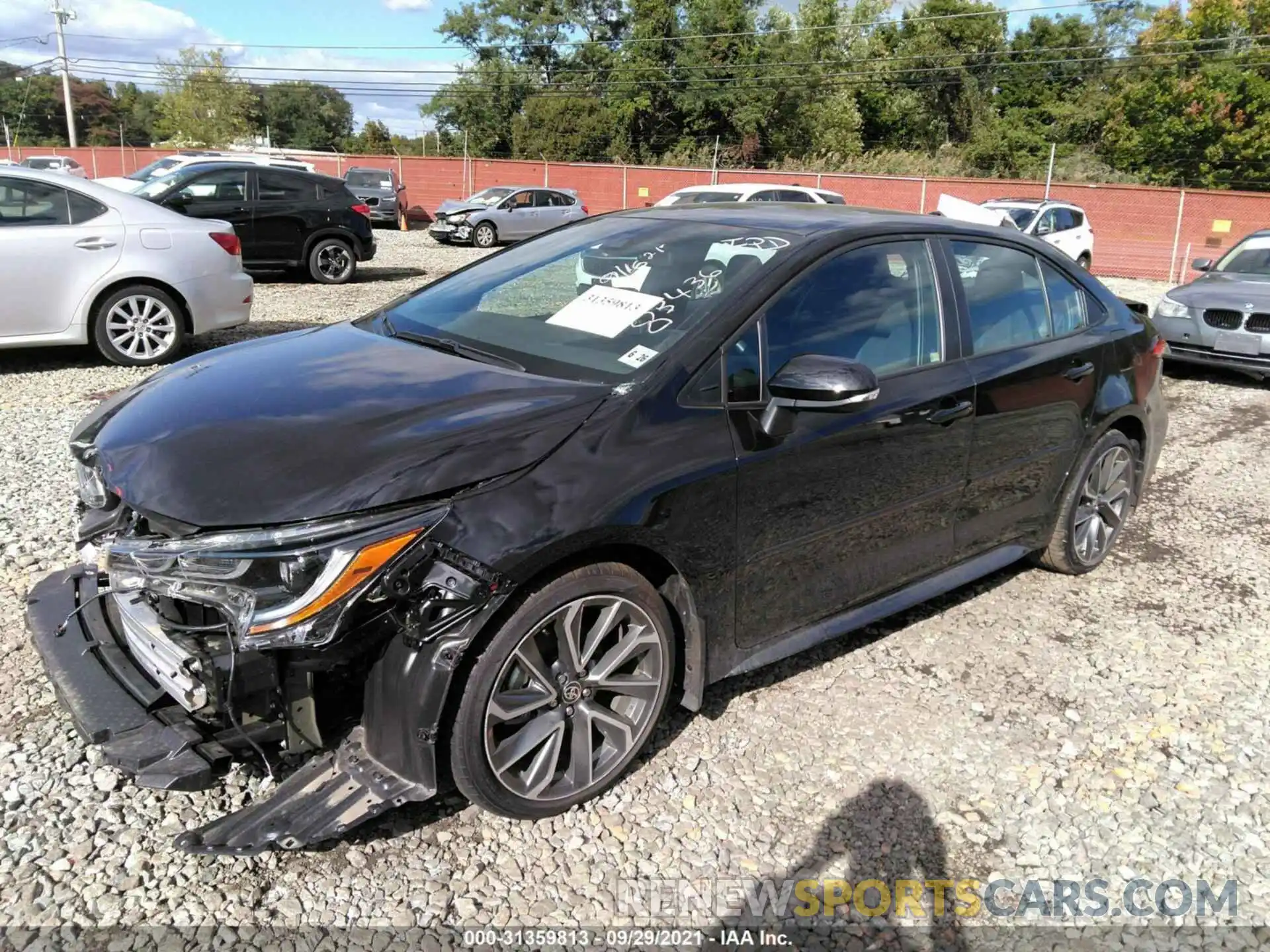 2 Photograph of a damaged car 5YFS4MCE0MP083436 TOYOTA COROLLA 2021