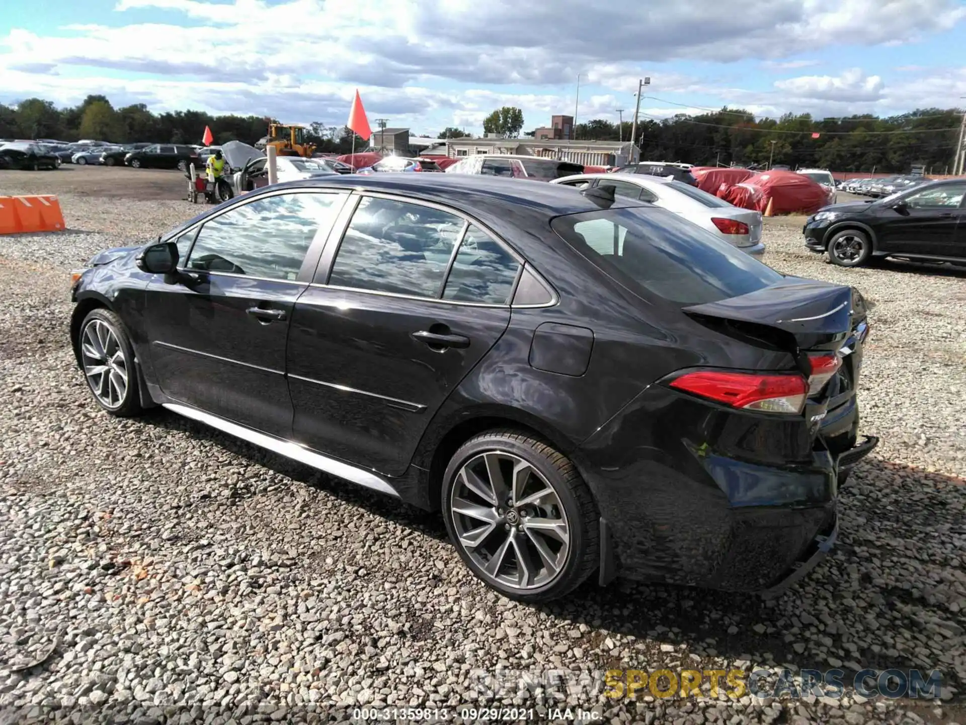 3 Photograph of a damaged car 5YFS4MCE0MP083436 TOYOTA COROLLA 2021