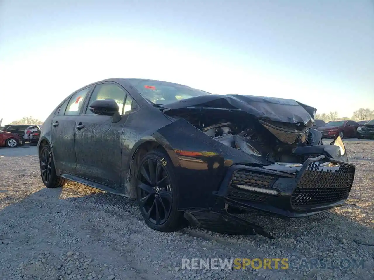 1 Photograph of a damaged car 5YFS4MCE0MP083789 TOYOTA COROLLA 2021