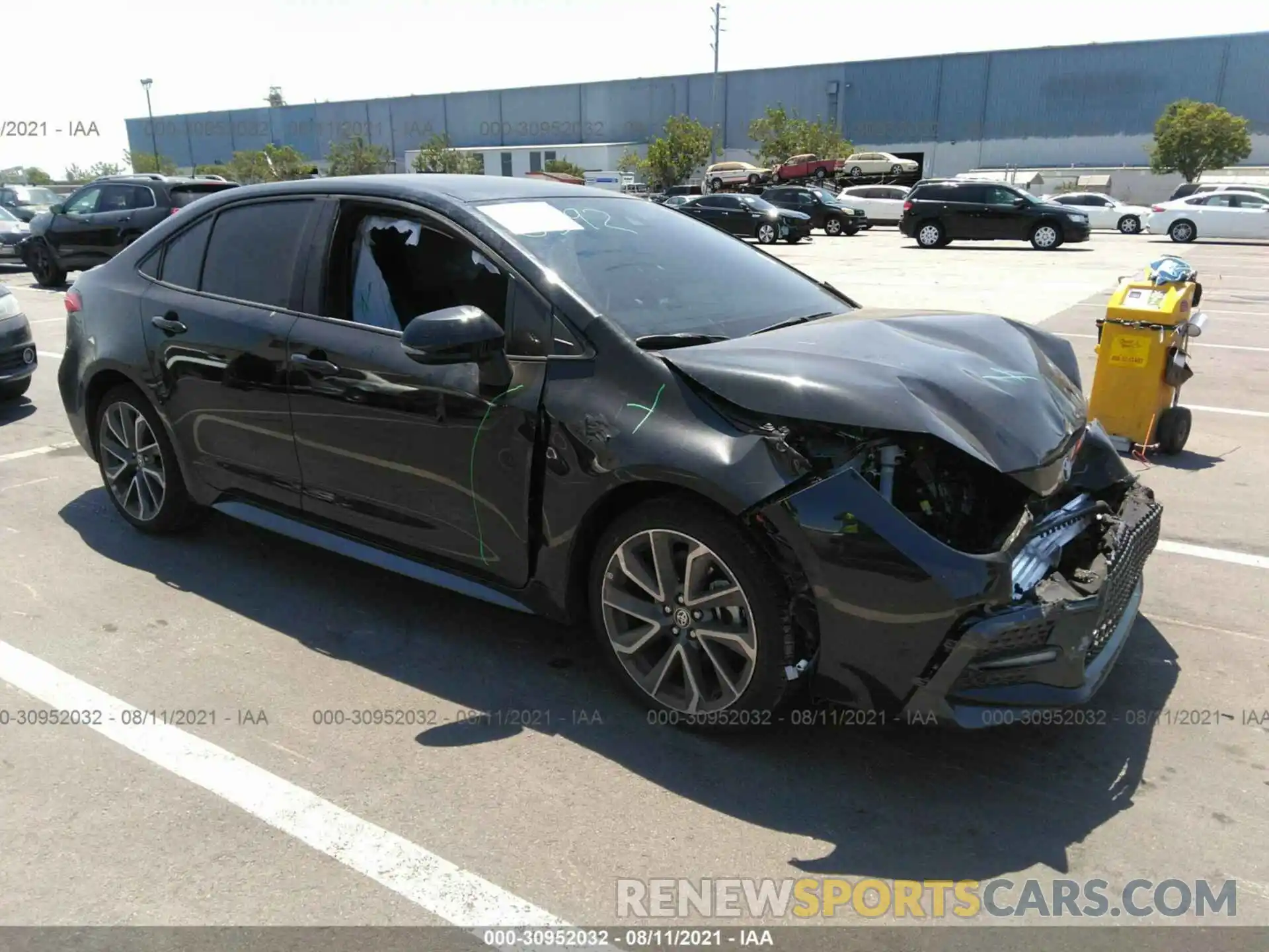 1 Photograph of a damaged car 5YFS4MCE0MP083985 TOYOTA COROLLA 2021