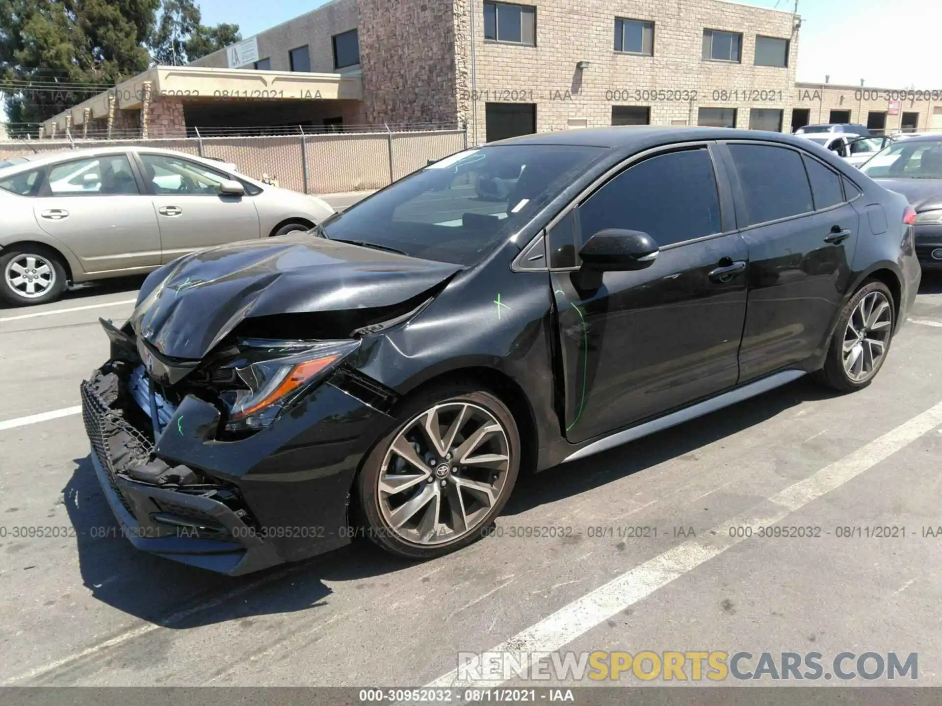 2 Photograph of a damaged car 5YFS4MCE0MP083985 TOYOTA COROLLA 2021