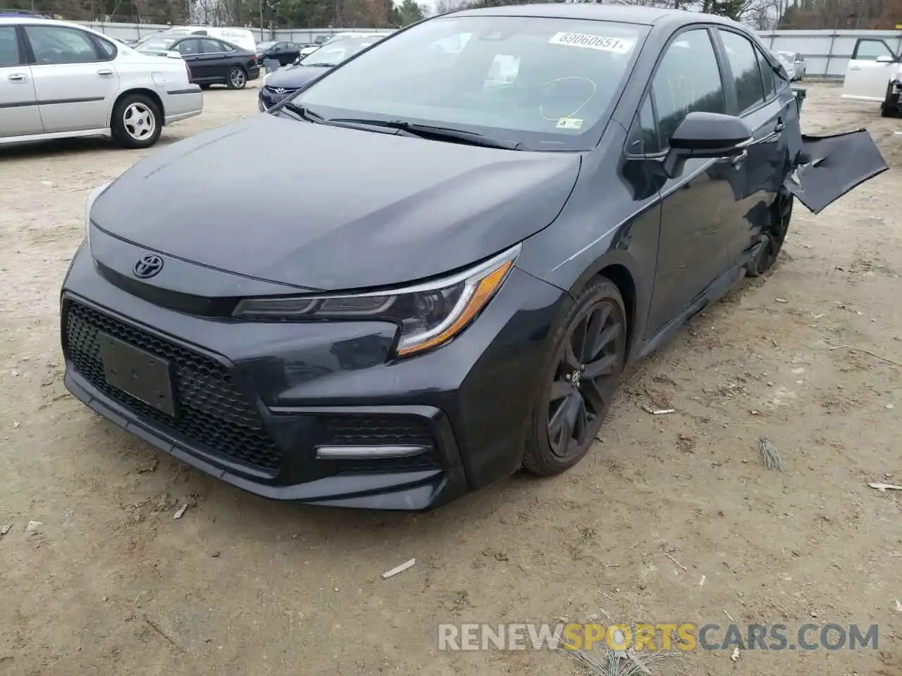 2 Photograph of a damaged car 5YFS4MCE0MP084635 TOYOTA COROLLA 2021