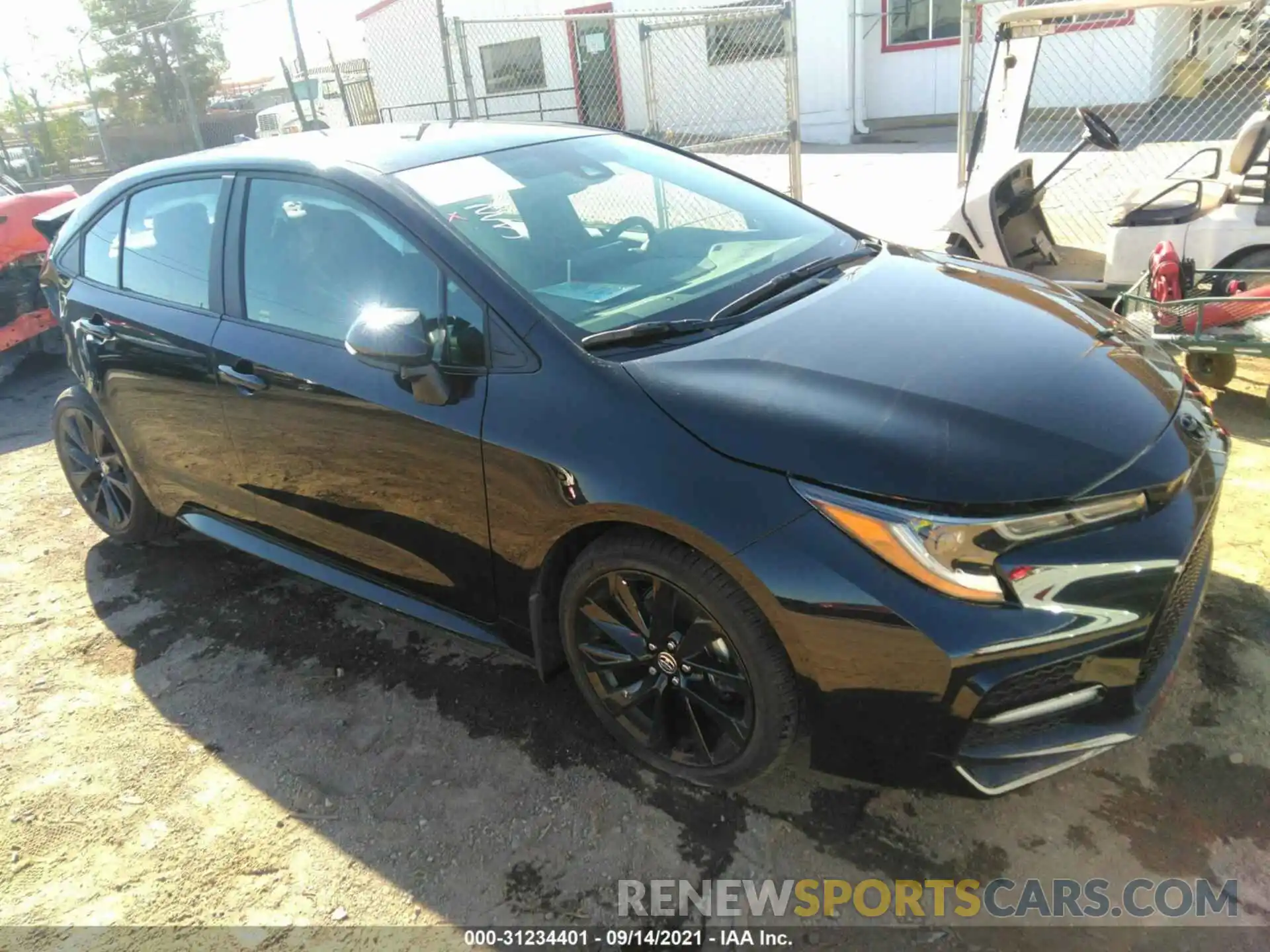 1 Photograph of a damaged car 5YFS4MCE0MP085462 TOYOTA COROLLA 2021