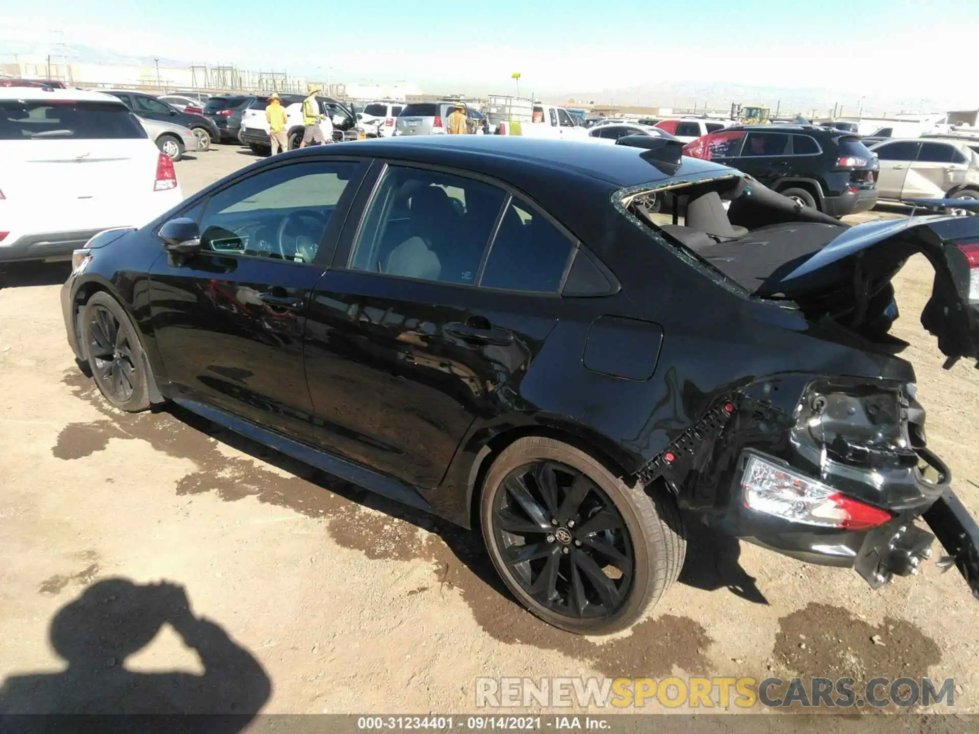 3 Photograph of a damaged car 5YFS4MCE0MP085462 TOYOTA COROLLA 2021