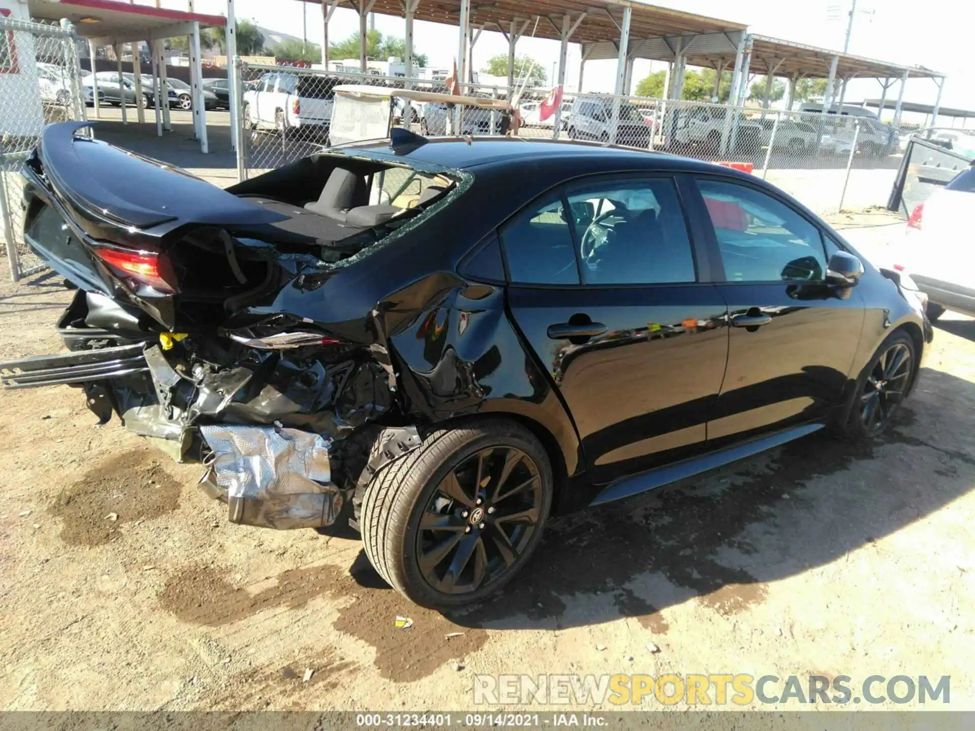 4 Photograph of a damaged car 5YFS4MCE0MP085462 TOYOTA COROLLA 2021