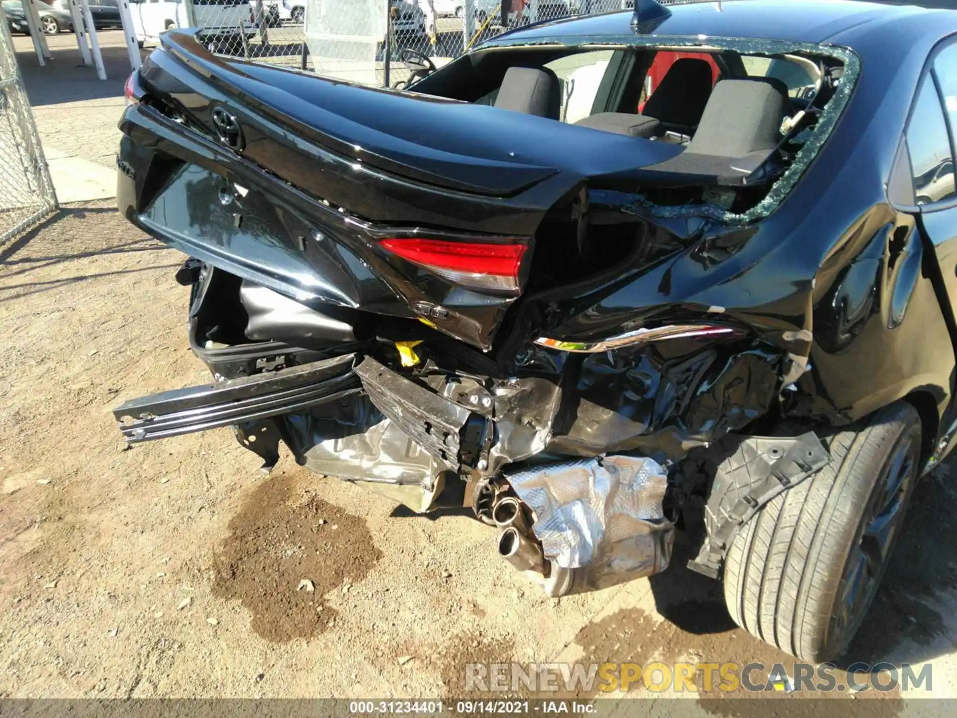 6 Photograph of a damaged car 5YFS4MCE0MP085462 TOYOTA COROLLA 2021