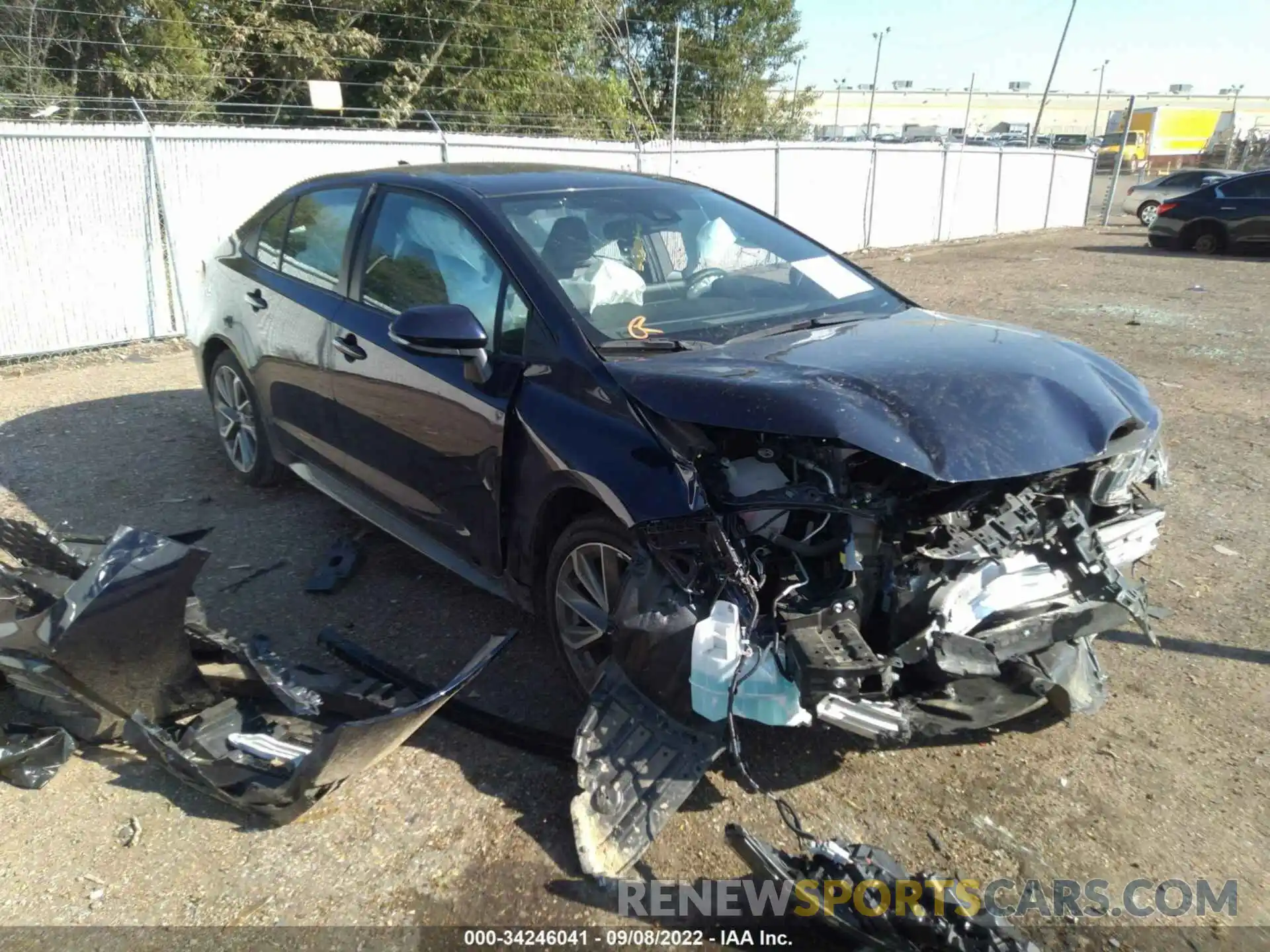 1 Photograph of a damaged car 5YFS4MCE0MP086840 TOYOTA COROLLA 2021