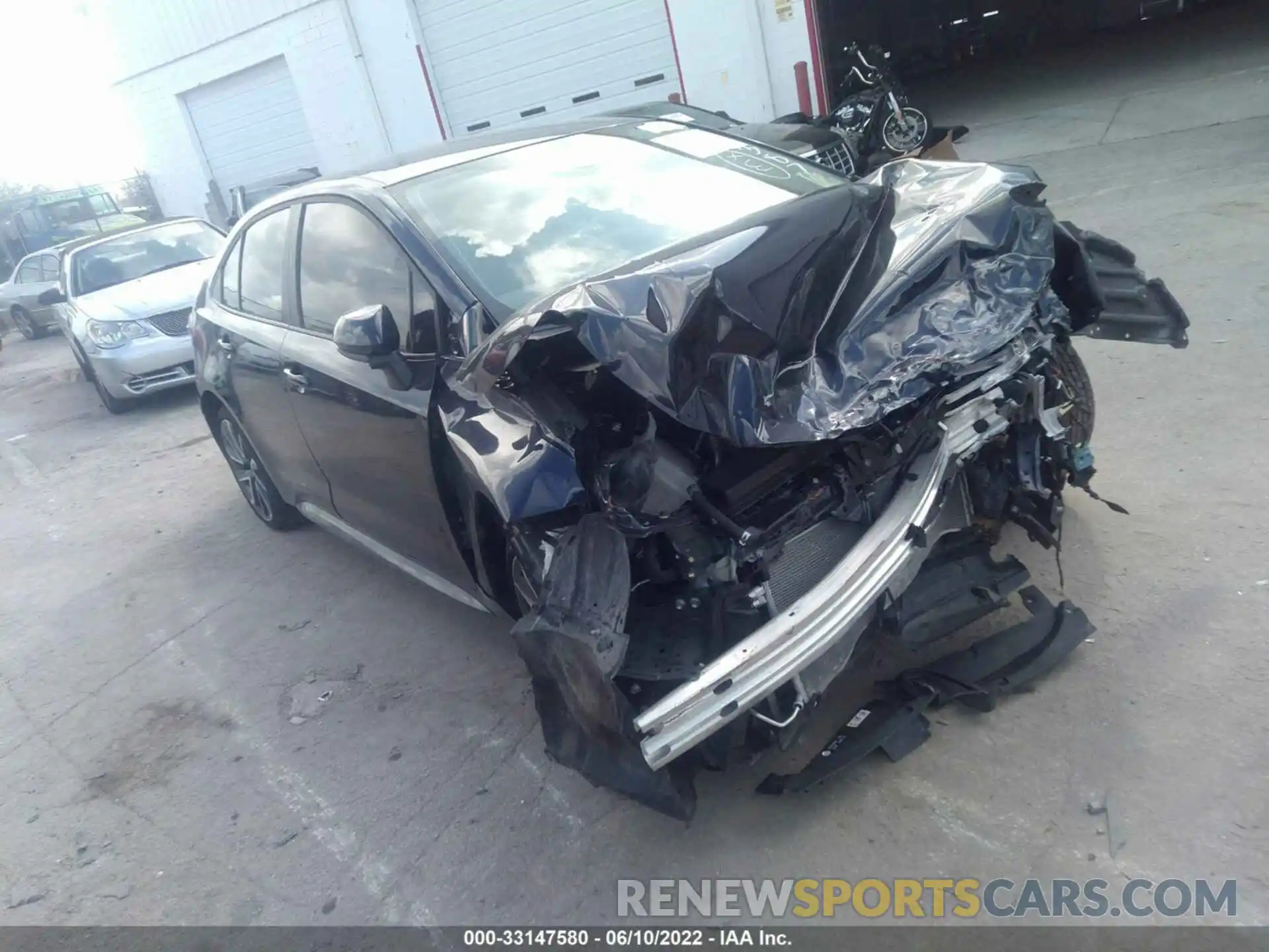 1 Photograph of a damaged car 5YFS4MCE0MP087387 TOYOTA COROLLA 2021